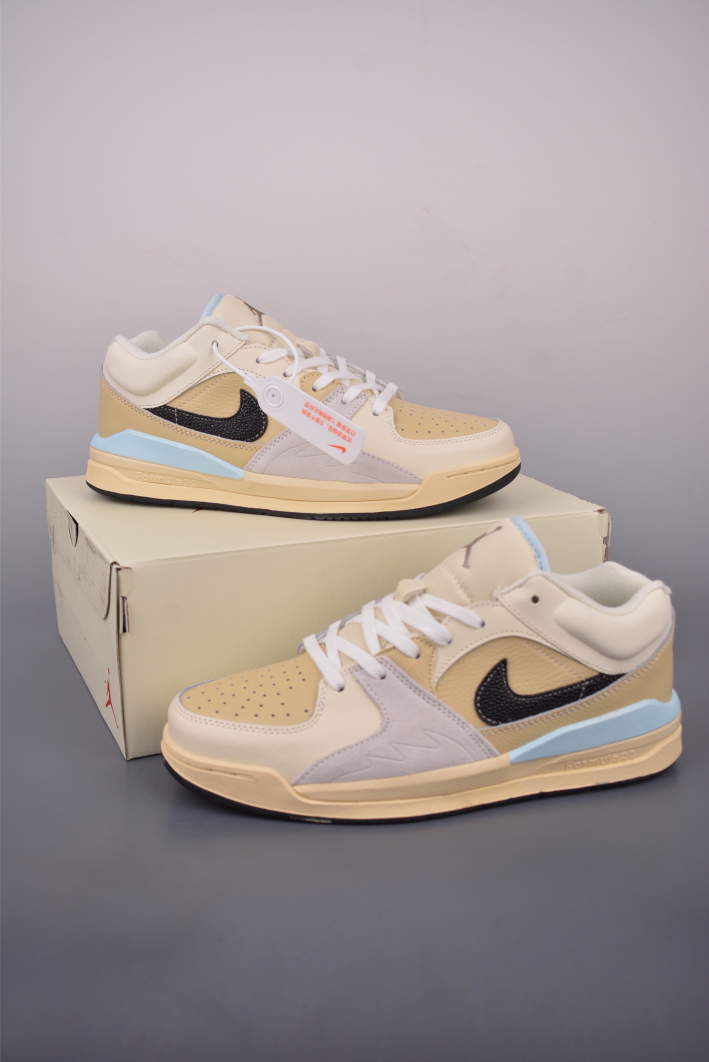 Air Jordan Stadium 90 Sneakers, Light Grey with Formula 23 Cushioning 3 i1757071225620 5827 0 1