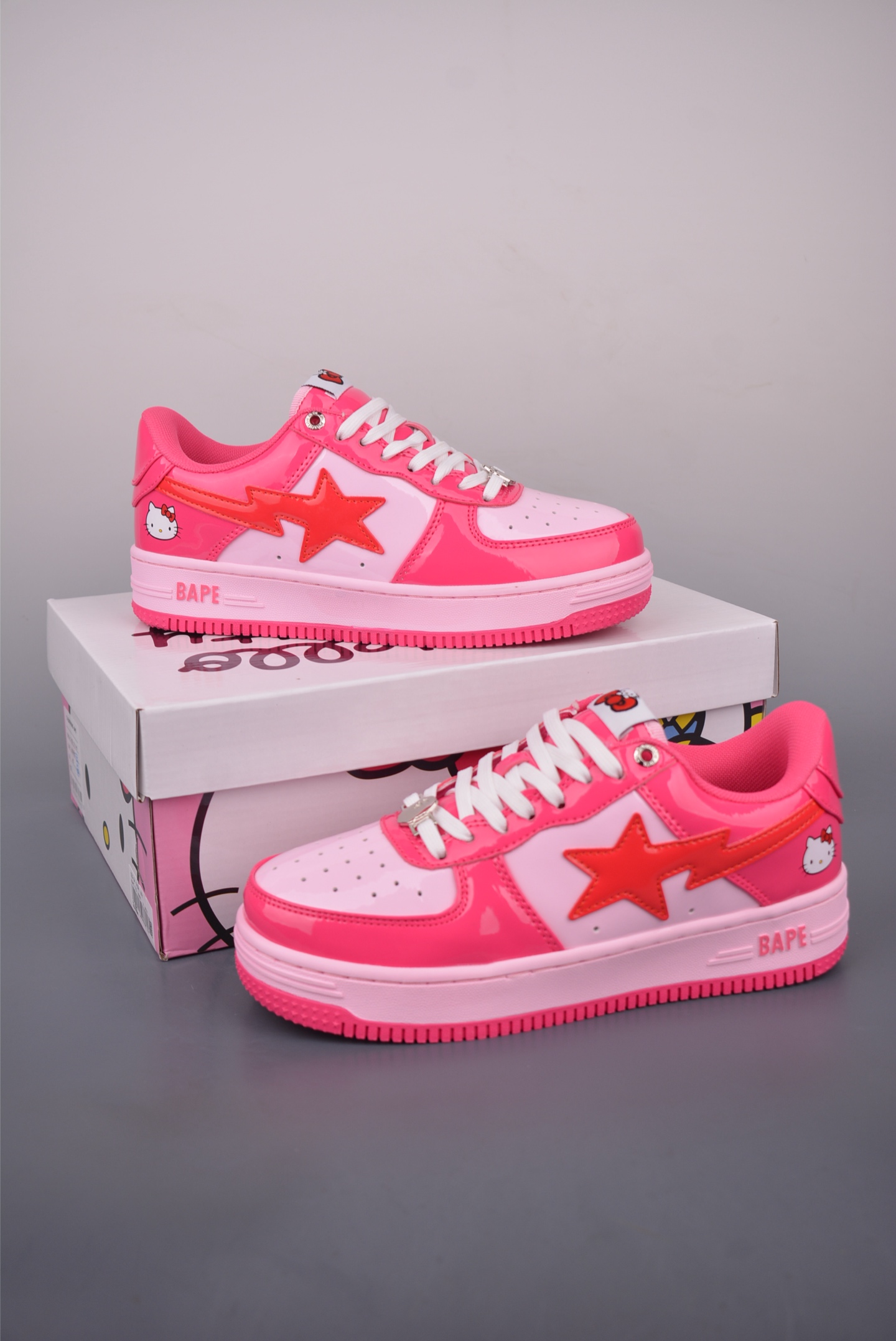 BAPE Bapesta Low 'Hello Kitty' Pink Classic Low-Top Sneakers 6 i1757117172548 4807 0 4