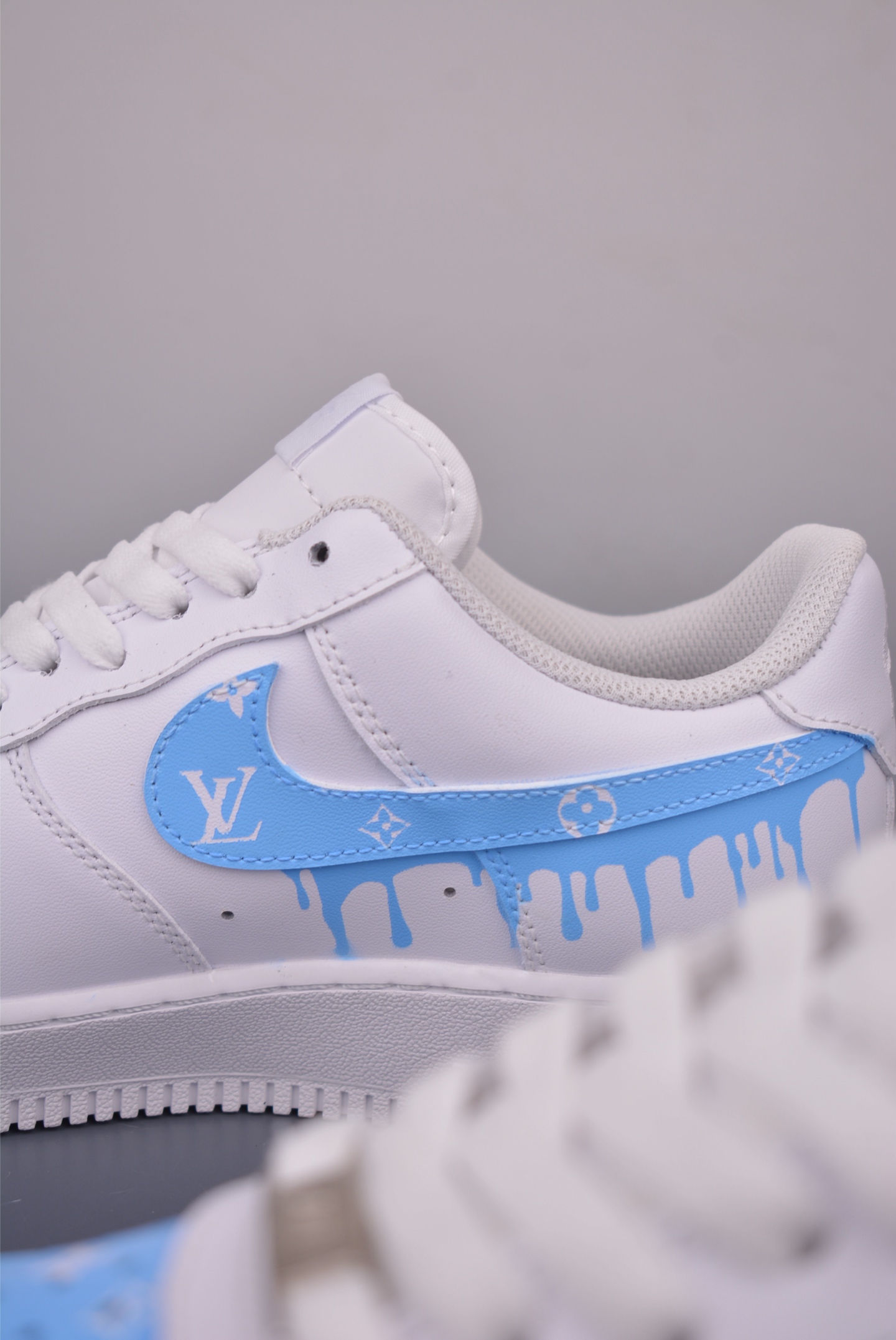 Nike Air Force 1 Low Louis Vuitton Custom White/Blue Sneakers 8 i1757117506273 7728 0 7