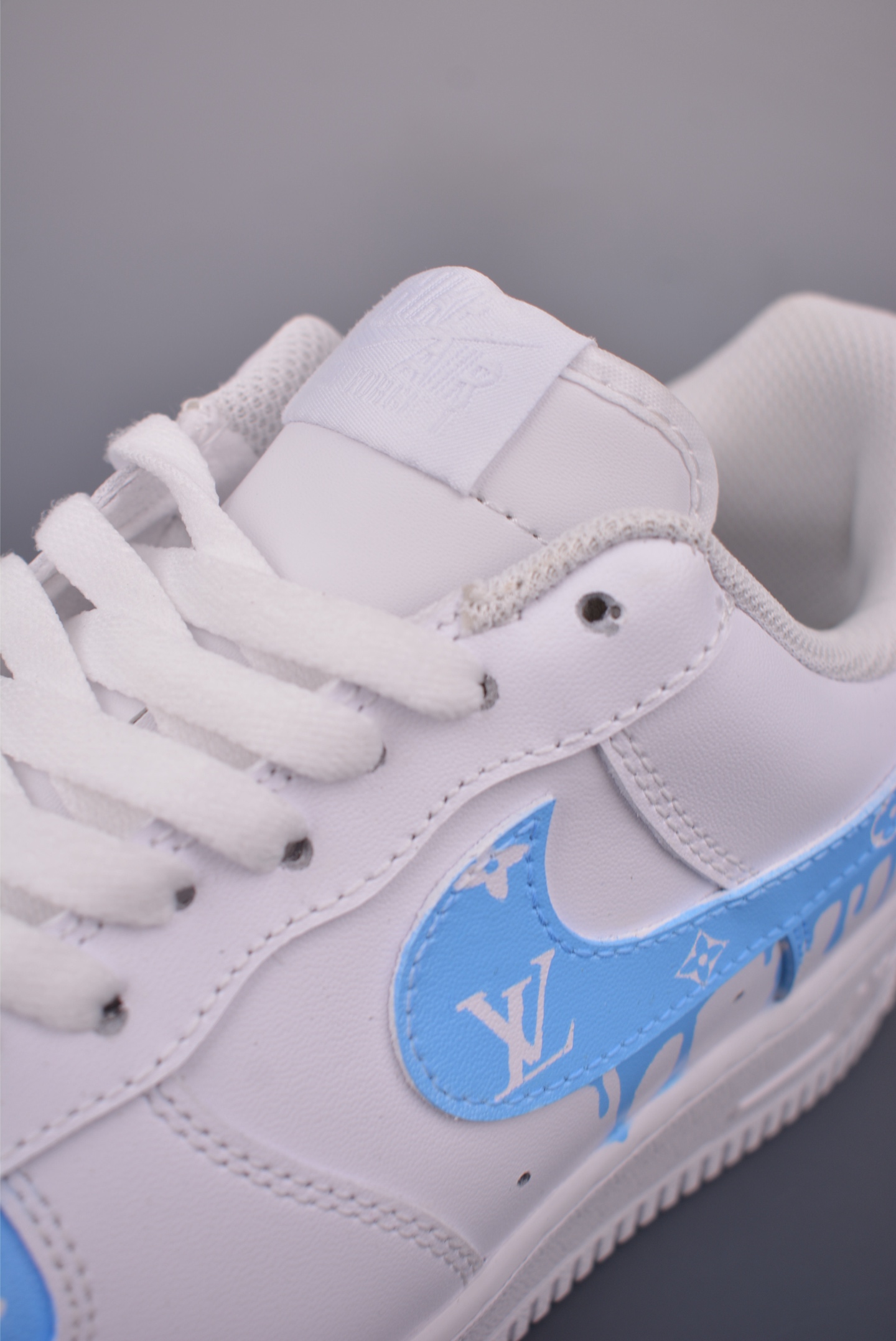 Nike Air Force 1 Low Louis Vuitton Custom White/Blue Sneakers 7 i1757117506290 625 0 6