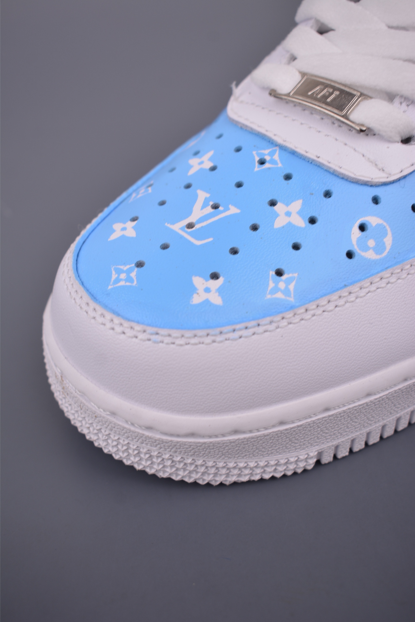 Nike Air Force 1 Low Louis Vuitton Custom White/Blue Sneakers 6 i1757117508410 8218 0 5