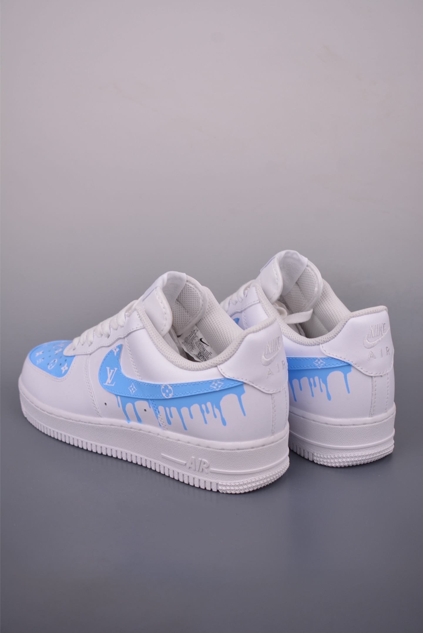 Nike Air Force 1 Low Louis Vuitton Custom White/Blue Sneakers 2 i1757117508435 6519 0 1