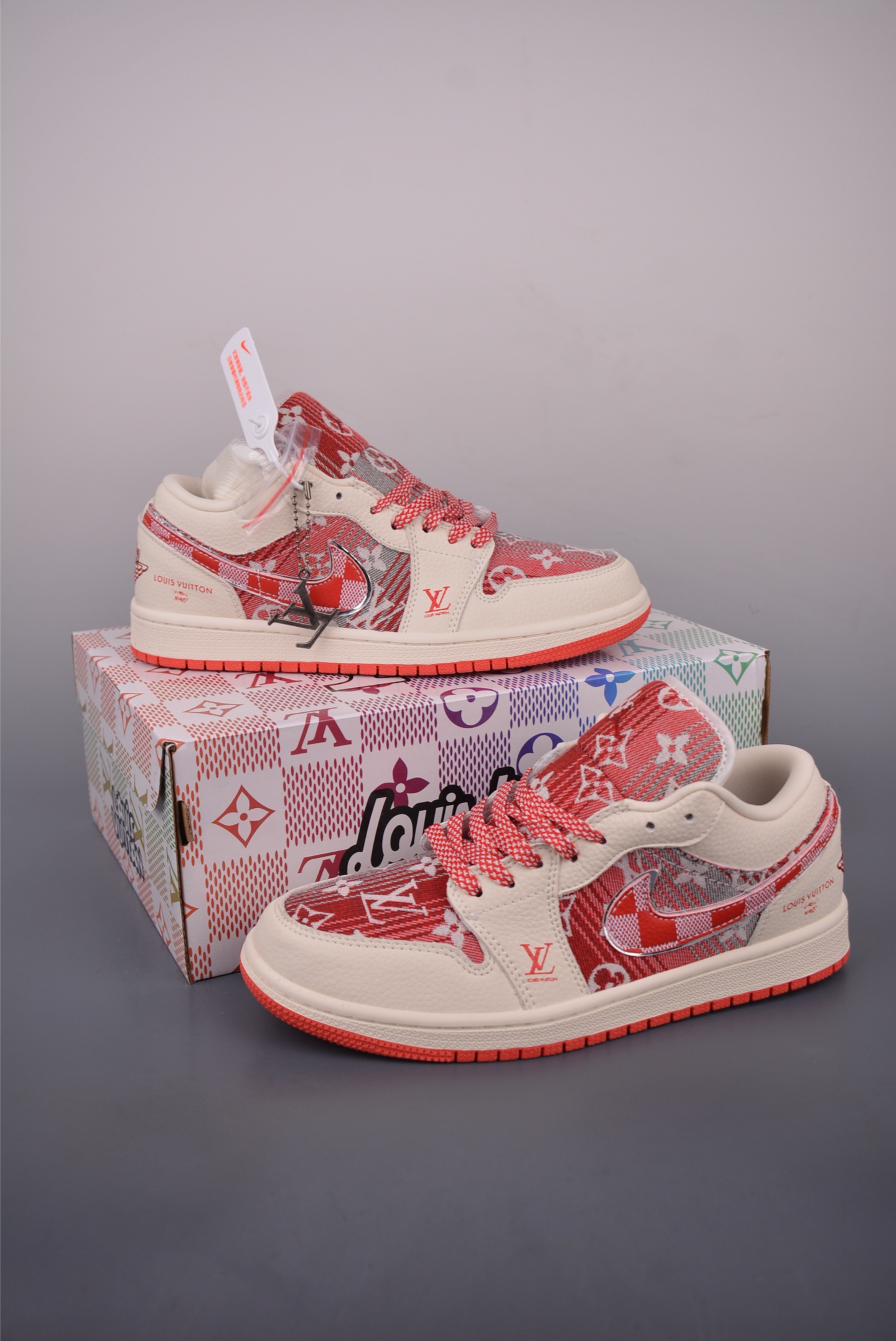 Air Jordan 1 Low Louis Vuitton Custom Sneakers - Limited Edition Design 6 i1757117974812 7492 0 4