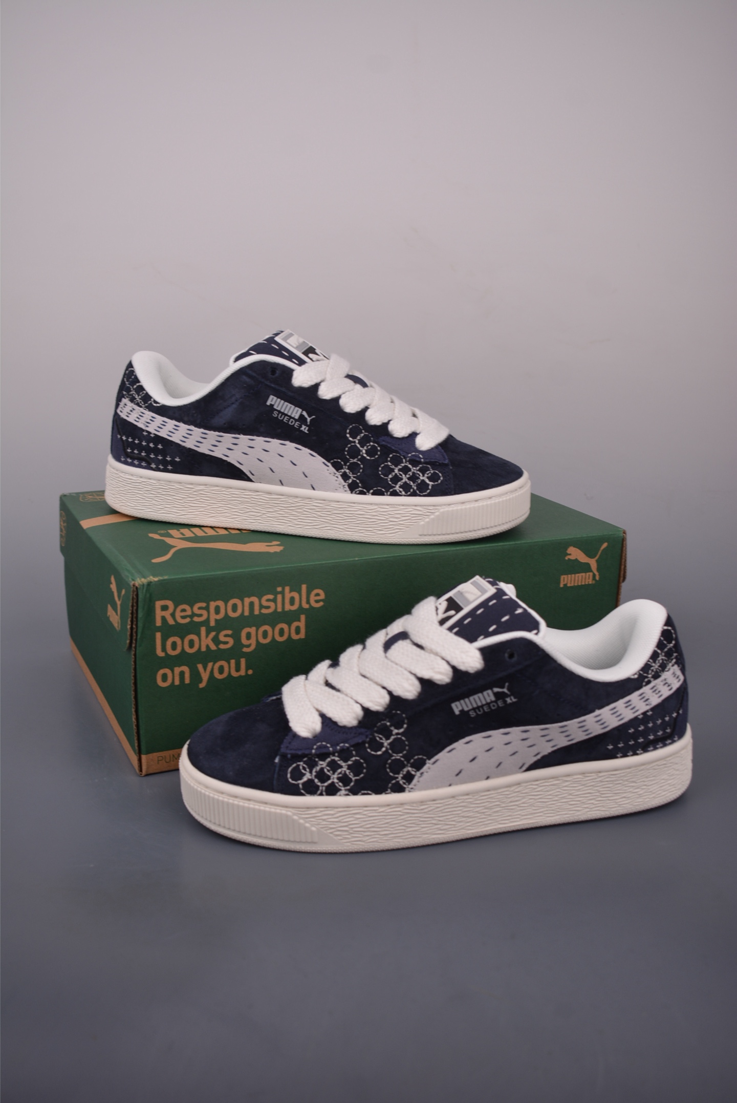 PUMA Suede XL 轻便防滑低帮板鞋