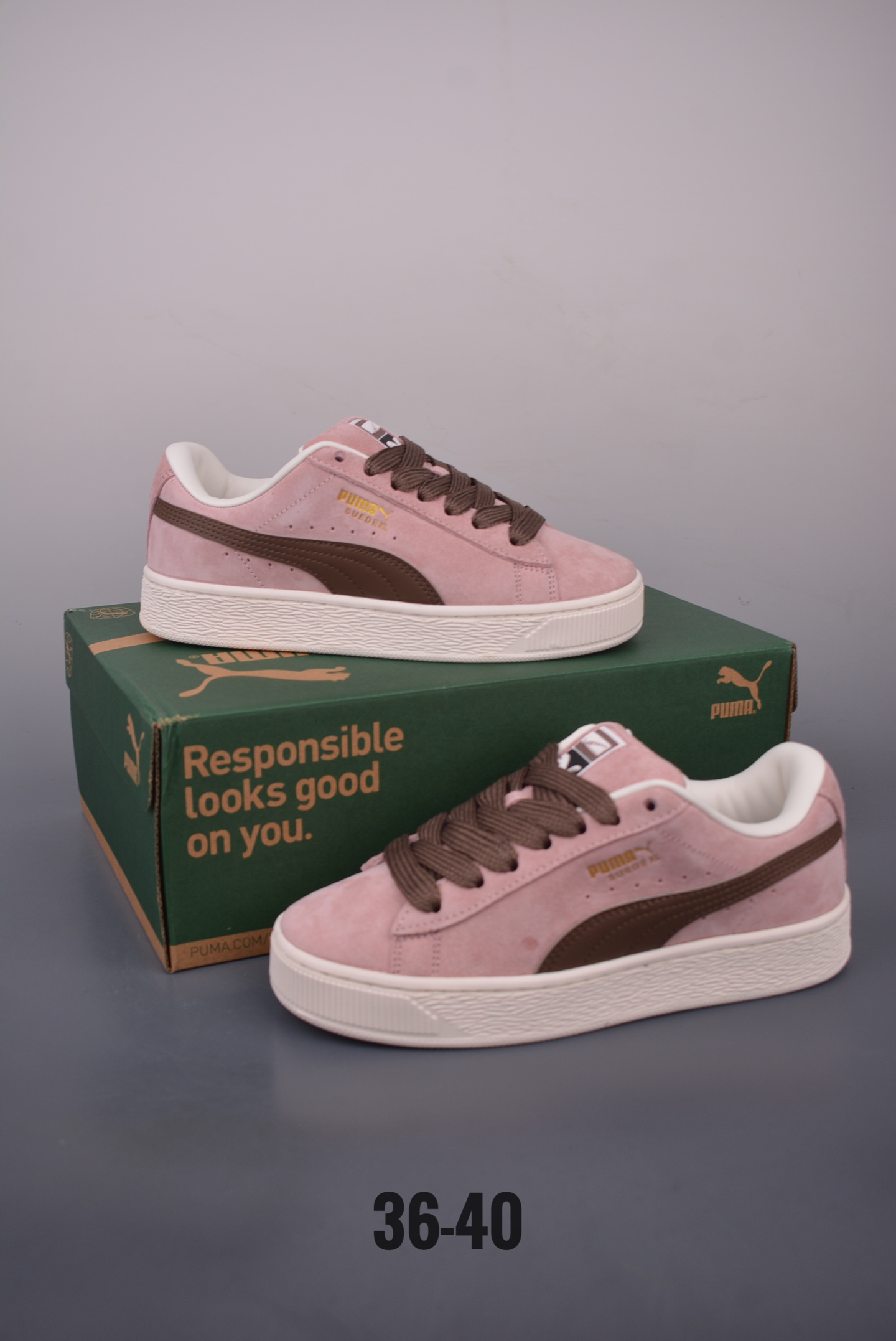 PUMA Suede XL 轻便防滑低帮板鞋