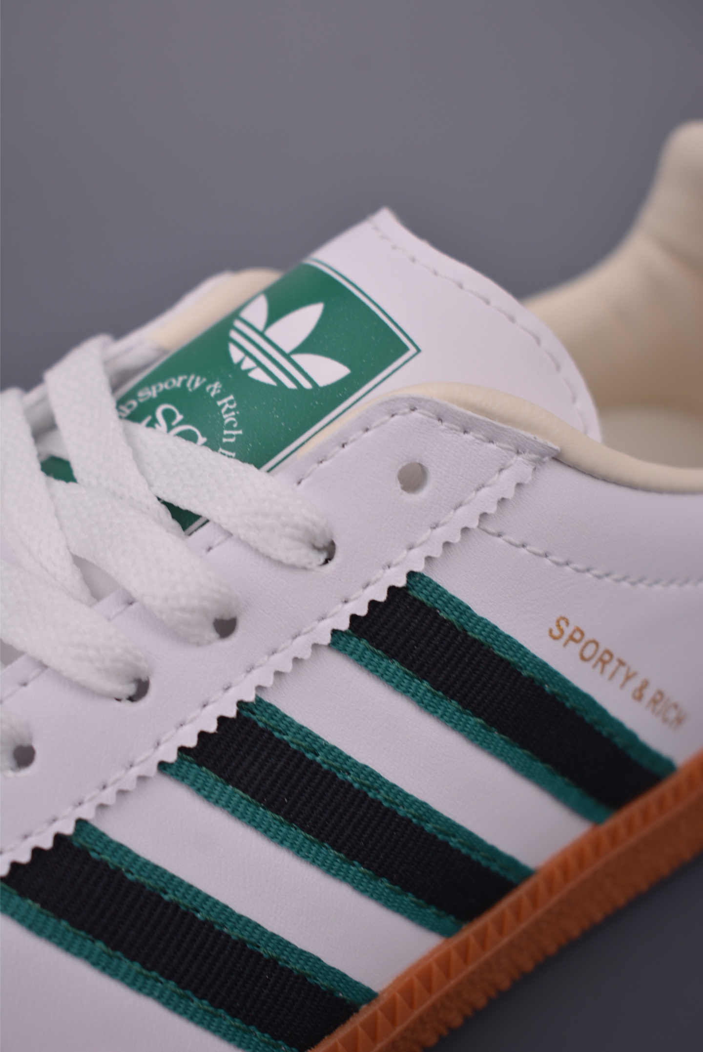 Adidas Samba OG Sporty & Rich White Green Sneakers Retro Classic Shoes 7 i1757118106192 4216 0 6