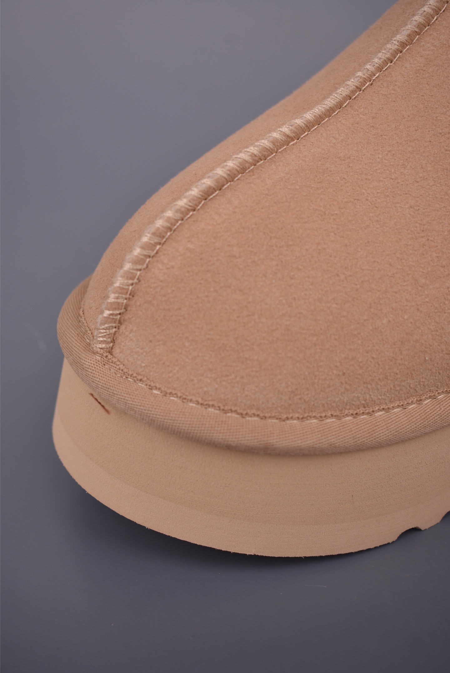 UGG Women's Tasman Luxe Shearling-Lined Suede Platform Clog, Chestnut 7 i1757199157045 6963 0 5