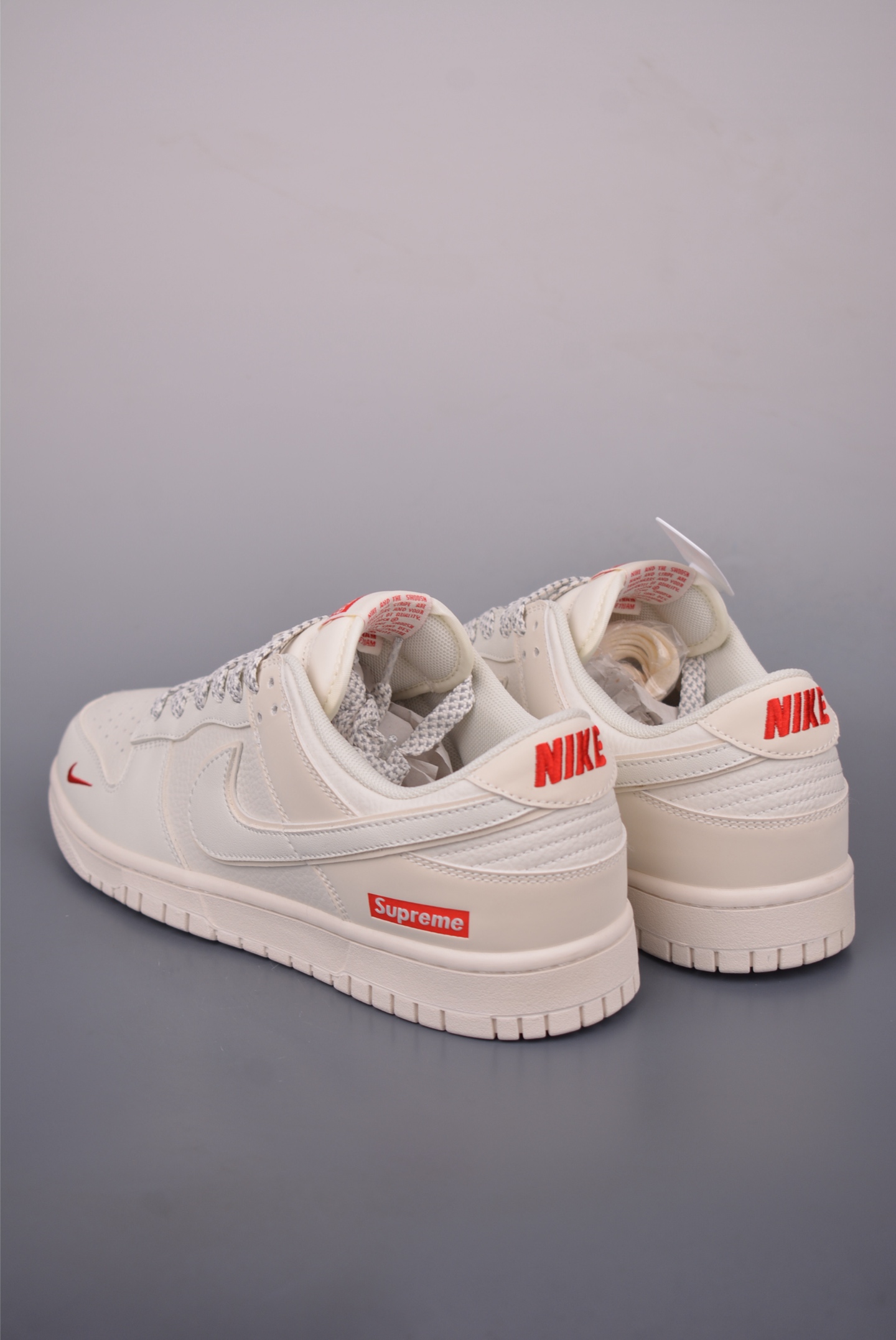 Nike SB Dunk Low Supreme Collab Cream White Sneakers - Size 36-45 2 i1757201336971 238 0 1