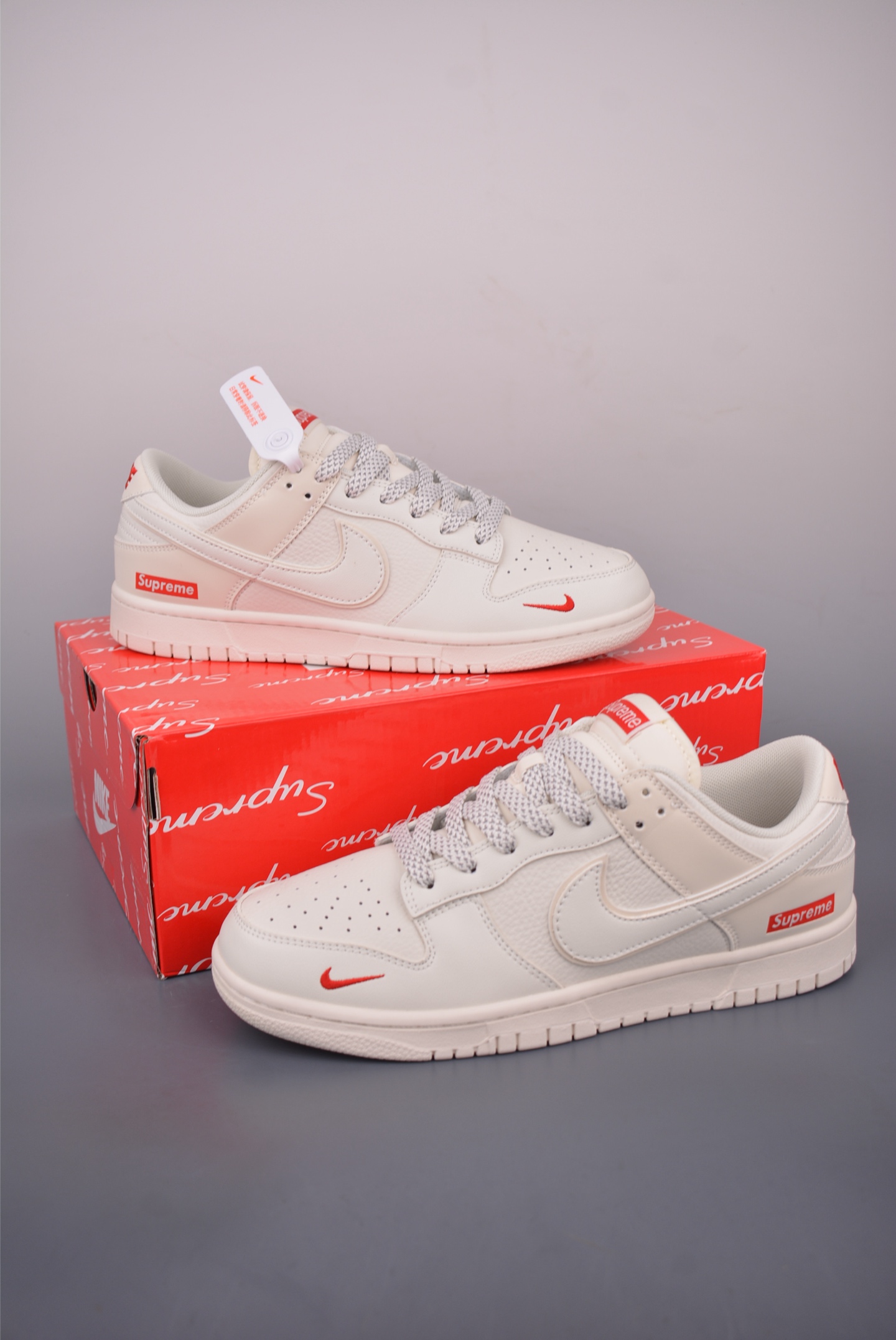 Nike SB Dunk Low Supreme Collab Cream White Sneakers - Size 36-45 5 i1757201338640 2544 0 4
