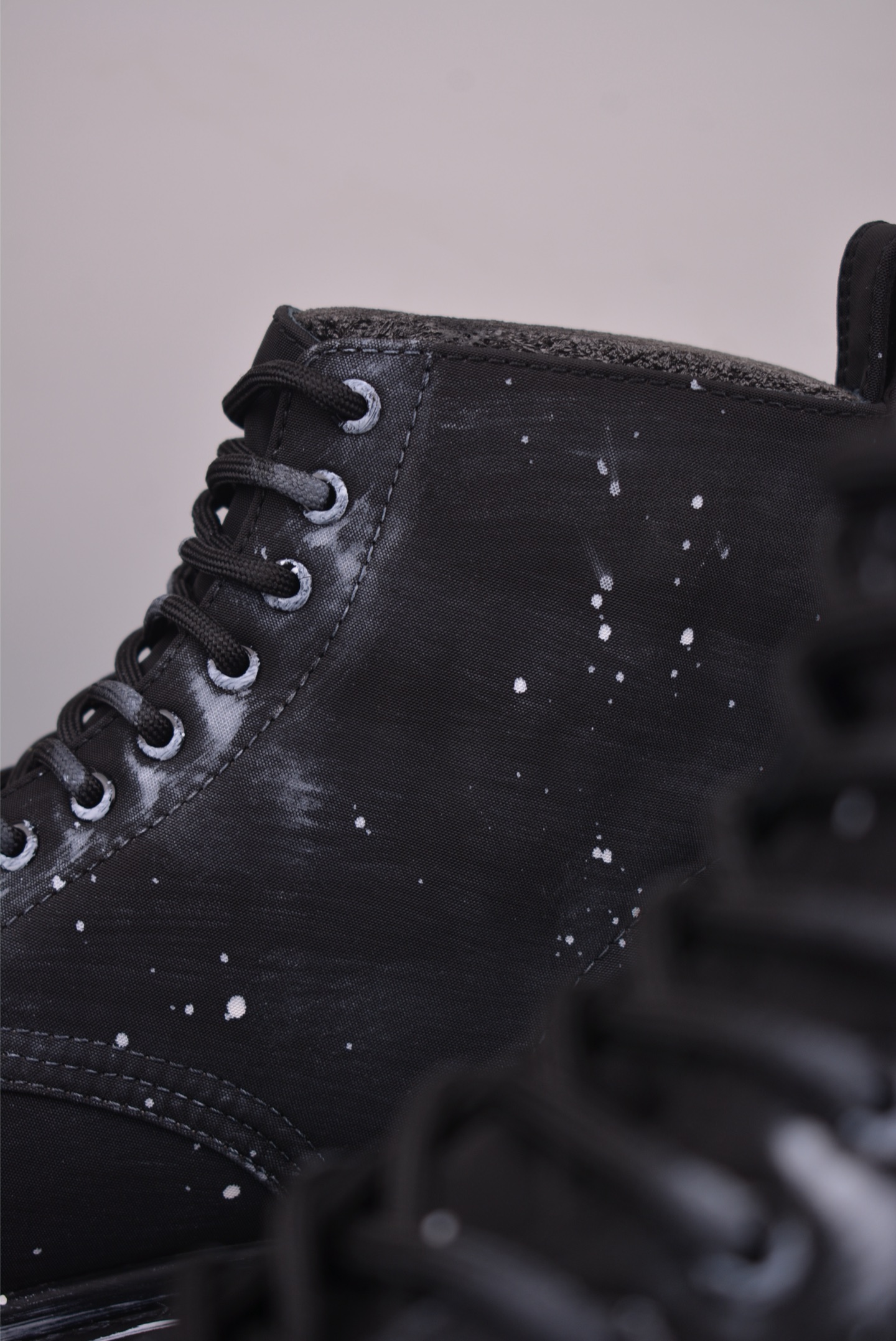 Balenciaga Distressed-Effect Lace-Up Ankle Boots,Black,Men Size 39-45,Street Style 9 i1757276869567 5252 0 7