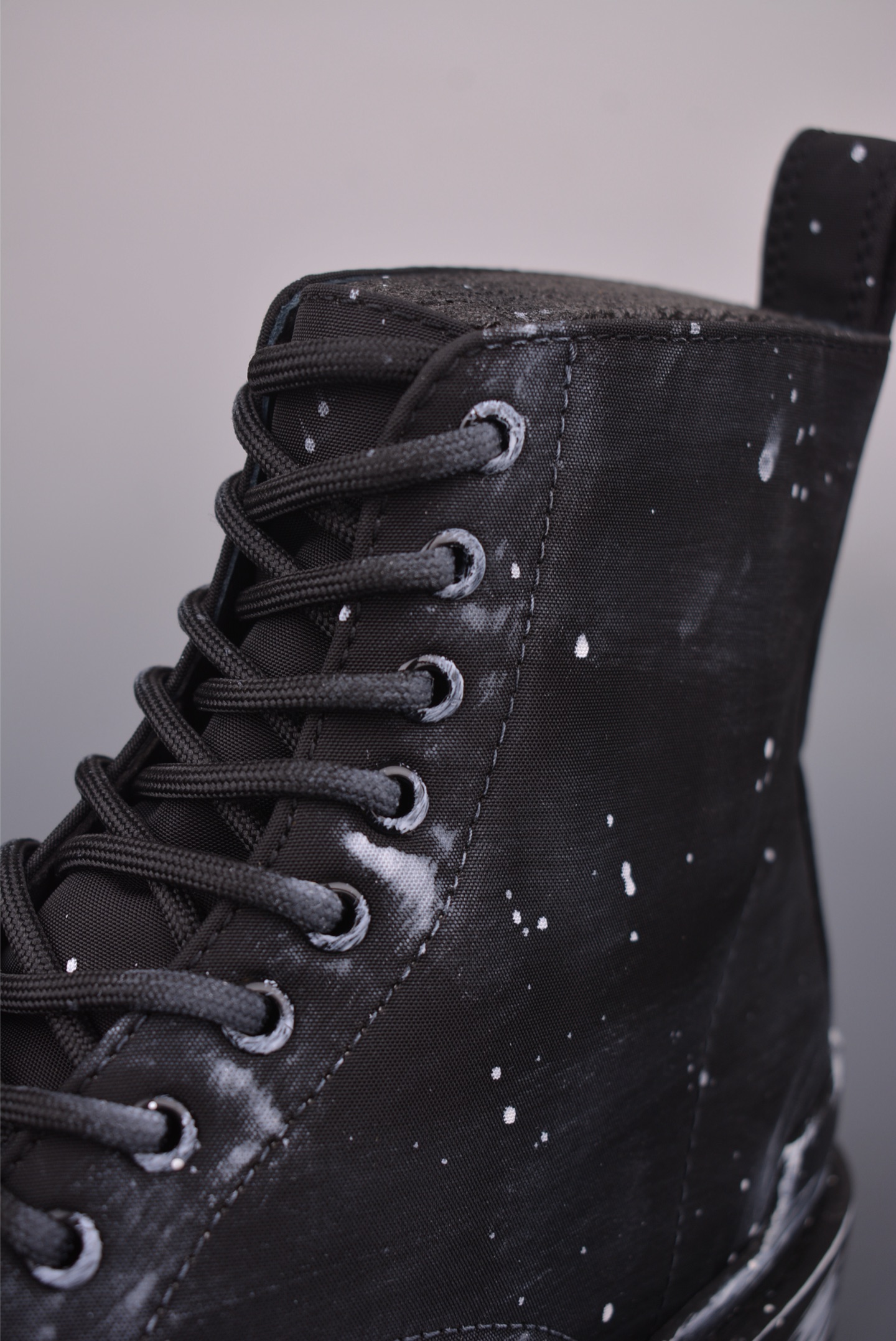 Balenciaga Distressed-Effect Lace-Up Ankle Boots,Black,Men Size 39-45,Street Style 8 i1757276869611 2355 0 6