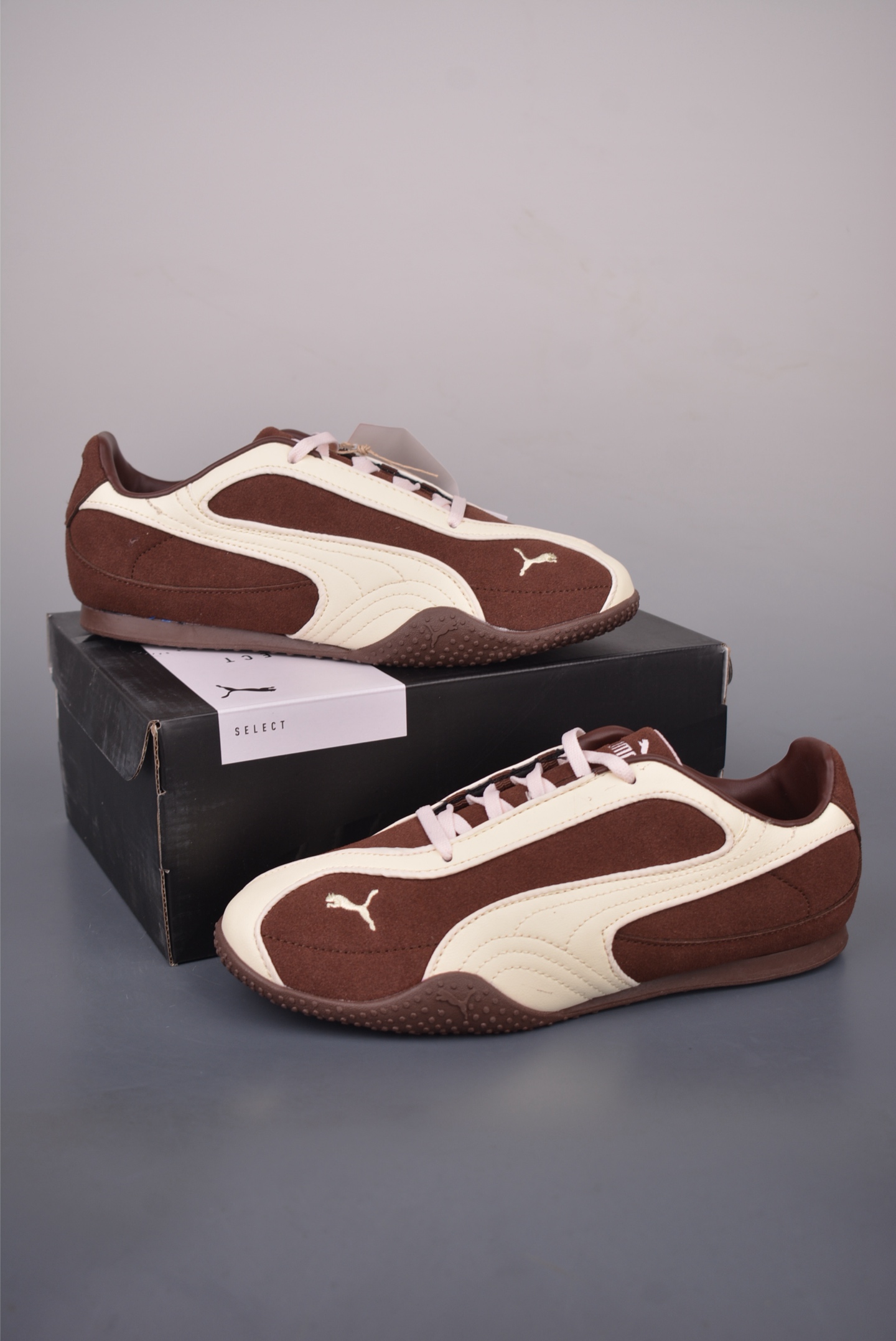 Puma Bella V2 Leather Low-Top Off-Road Training Shoes - Brown/Cream 6 i1757281786909 3153 0 4