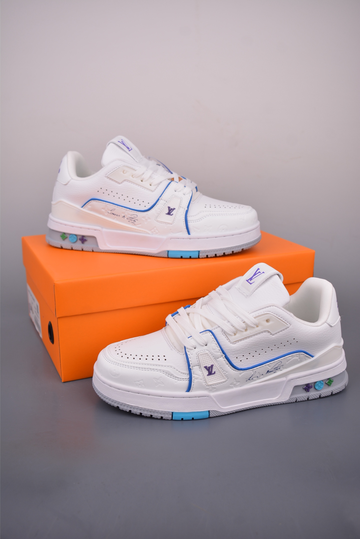 Louis Vuitton Trainer Sneakers, Limited Edition, Italian Leather, Women's Size 5 i1757281909799 4605 0 4