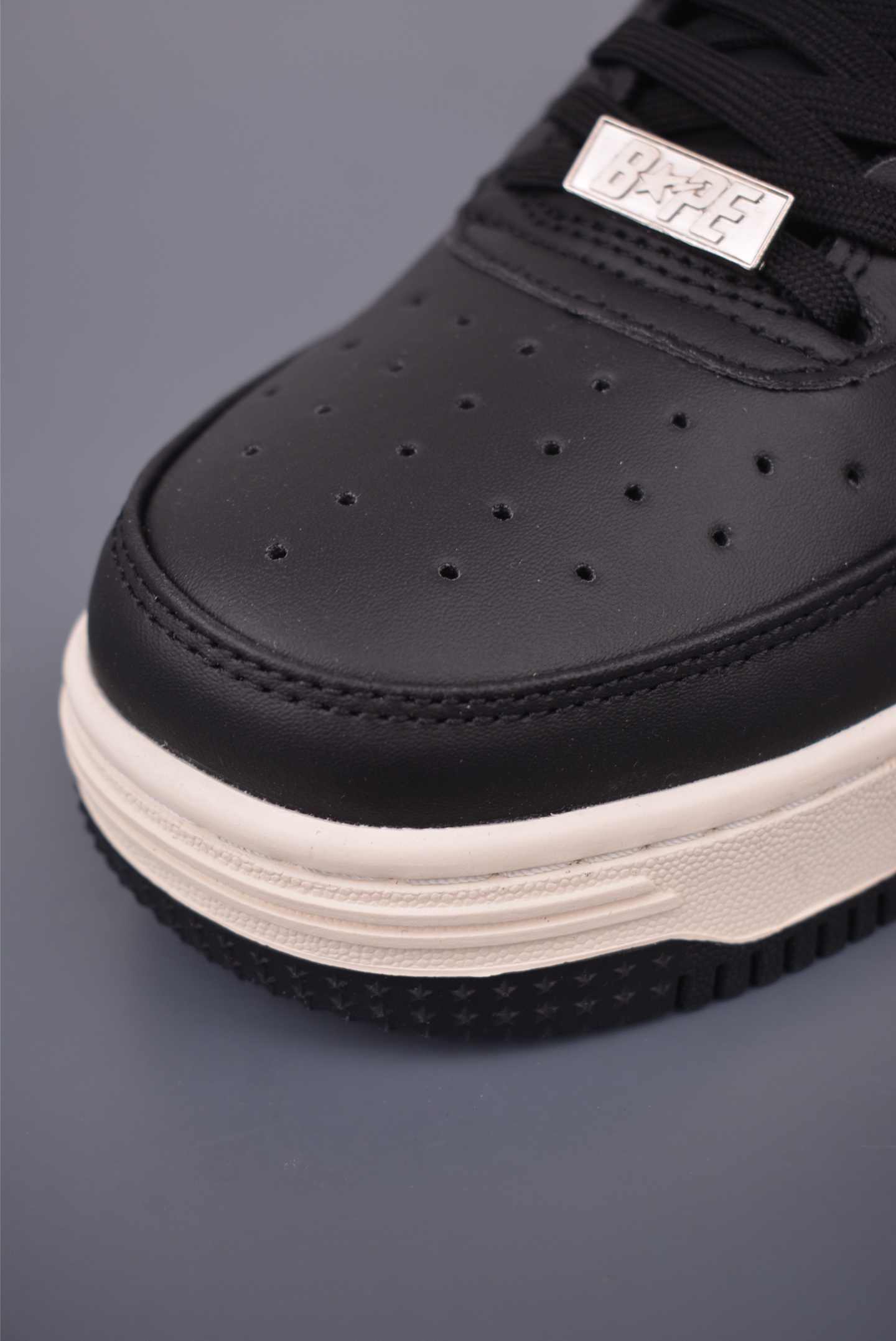 BAPE Bapesta Low Black Leather Sneakers Classic Low-Top Casual Shoes 7 i1757282004829 914 0 5