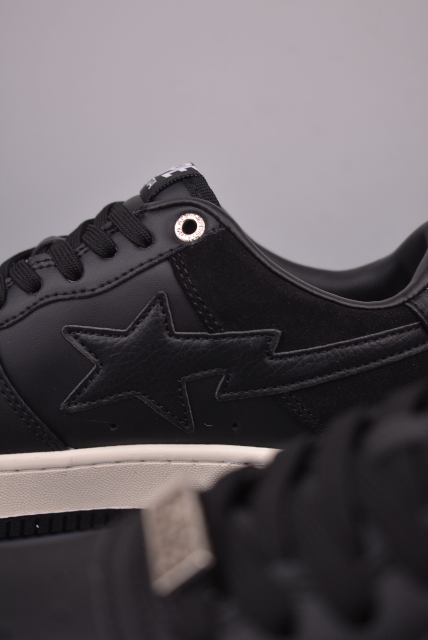 BAPE Bapesta Low Black Leather Sneakers Classic Low-Top Casual Shoes 9 i1757282004866 1217 0 7