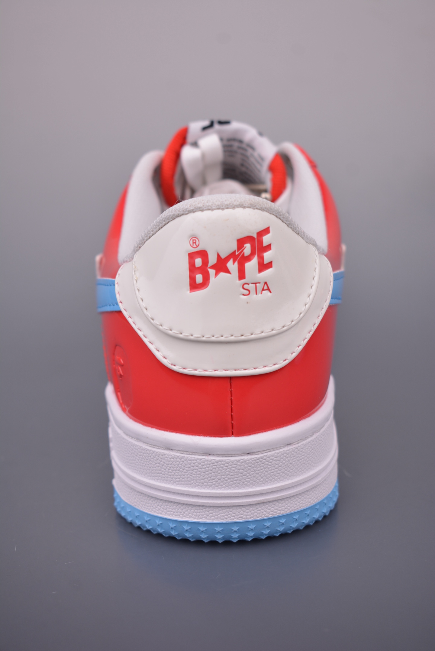BAPE STA Low Red/Blue Leather Sneakers - Classic Low-Top Athletic Shoes 5 i1757282024939 2099 0 3