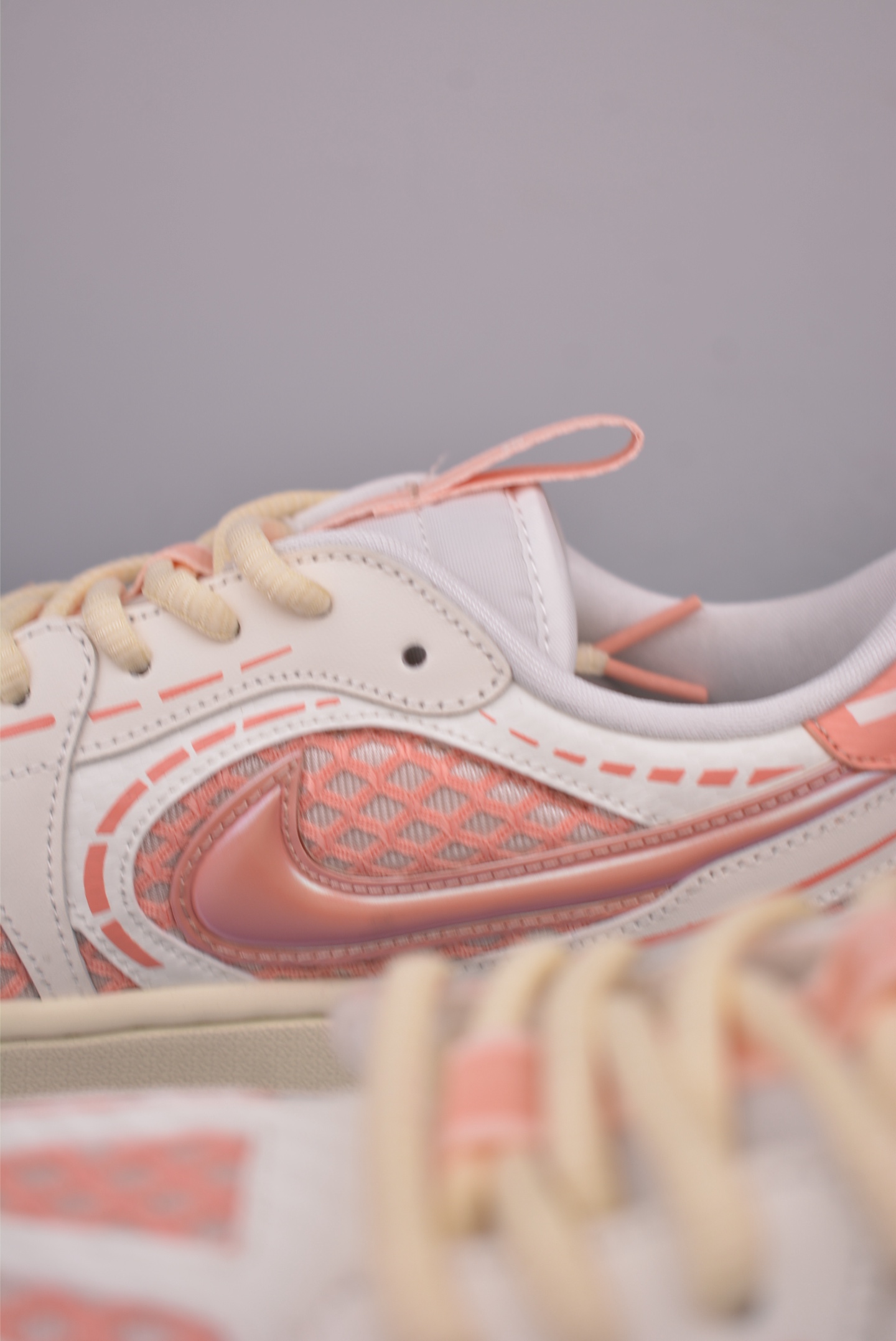 Air Jordan 1 Low White/Pink Casual Sneakers, Air Jordan 1 Low-HQ2186 8 i1757282179944 8031 0 7
