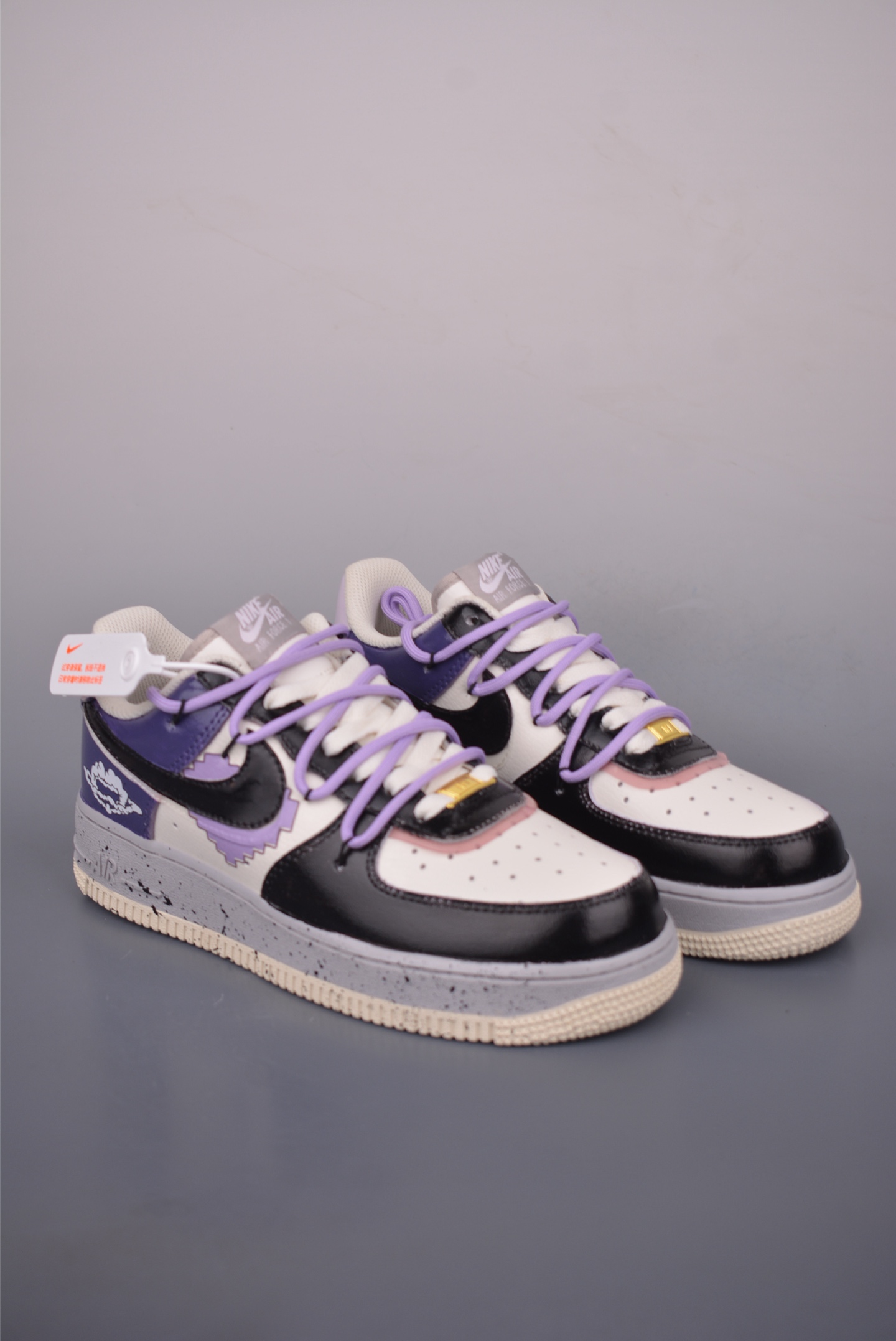 Nike Air Force 1 Low Hand-Painted Graffiti Sneakers - Pixel Cloud Design 2 i1757282454735 9768 0 0