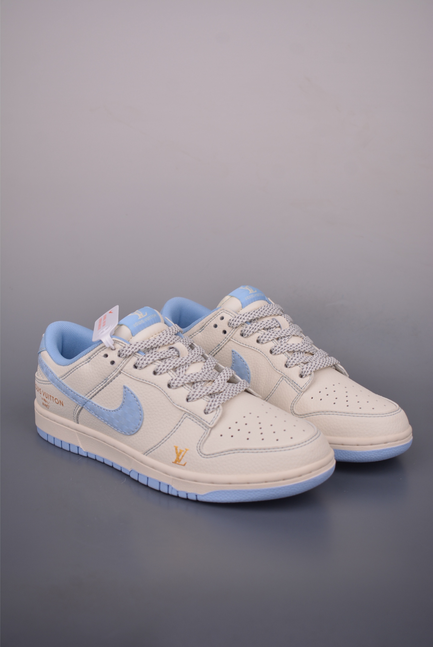 Nike SB Dunk Low Louis Vuitton Cream/Blue Designer Sneakers - Size 36-45 2 i1757282608597 4673 0 0