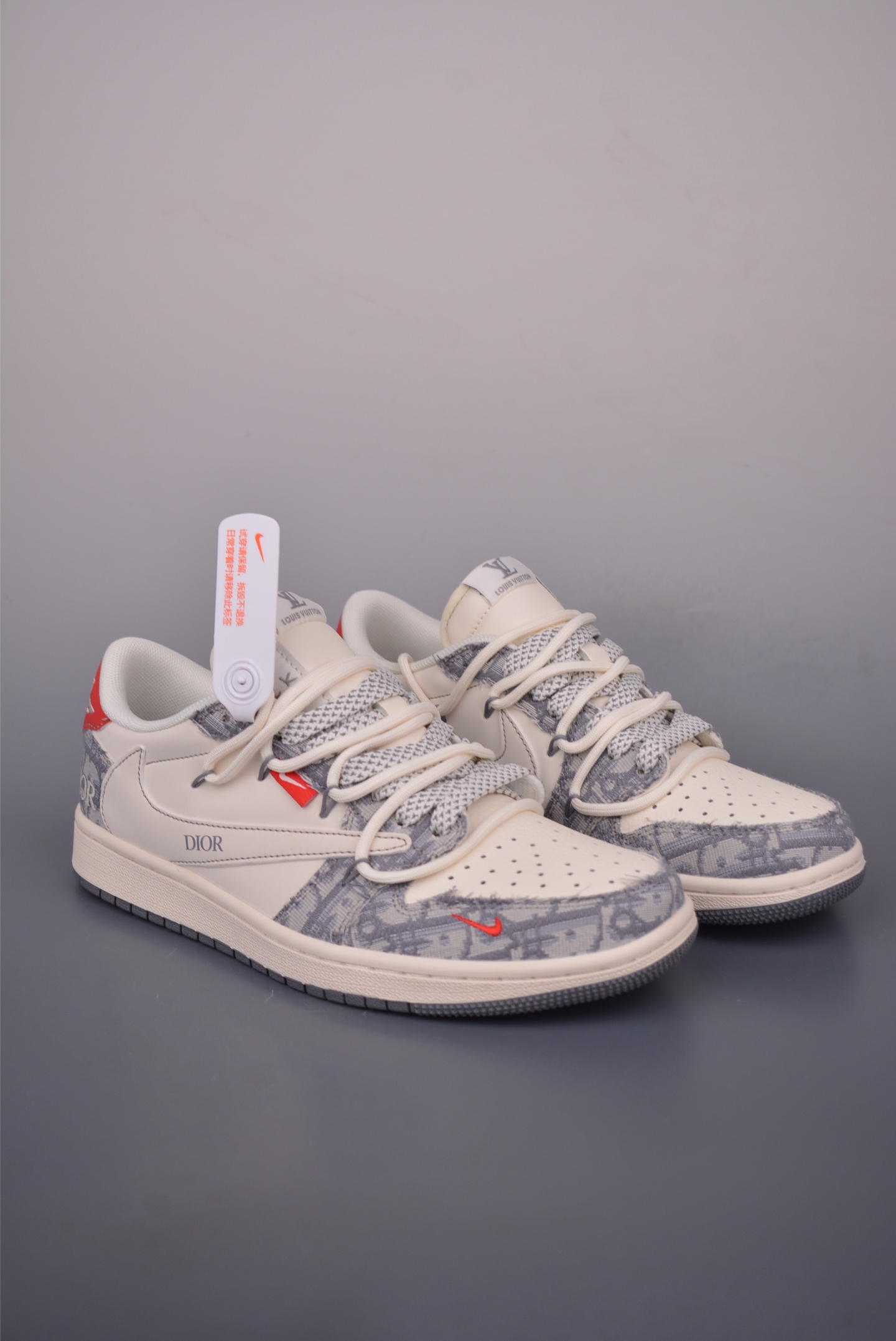 Fragment x Travis Scott x Dior Low Sneakers, Designer Collaboration Shoes