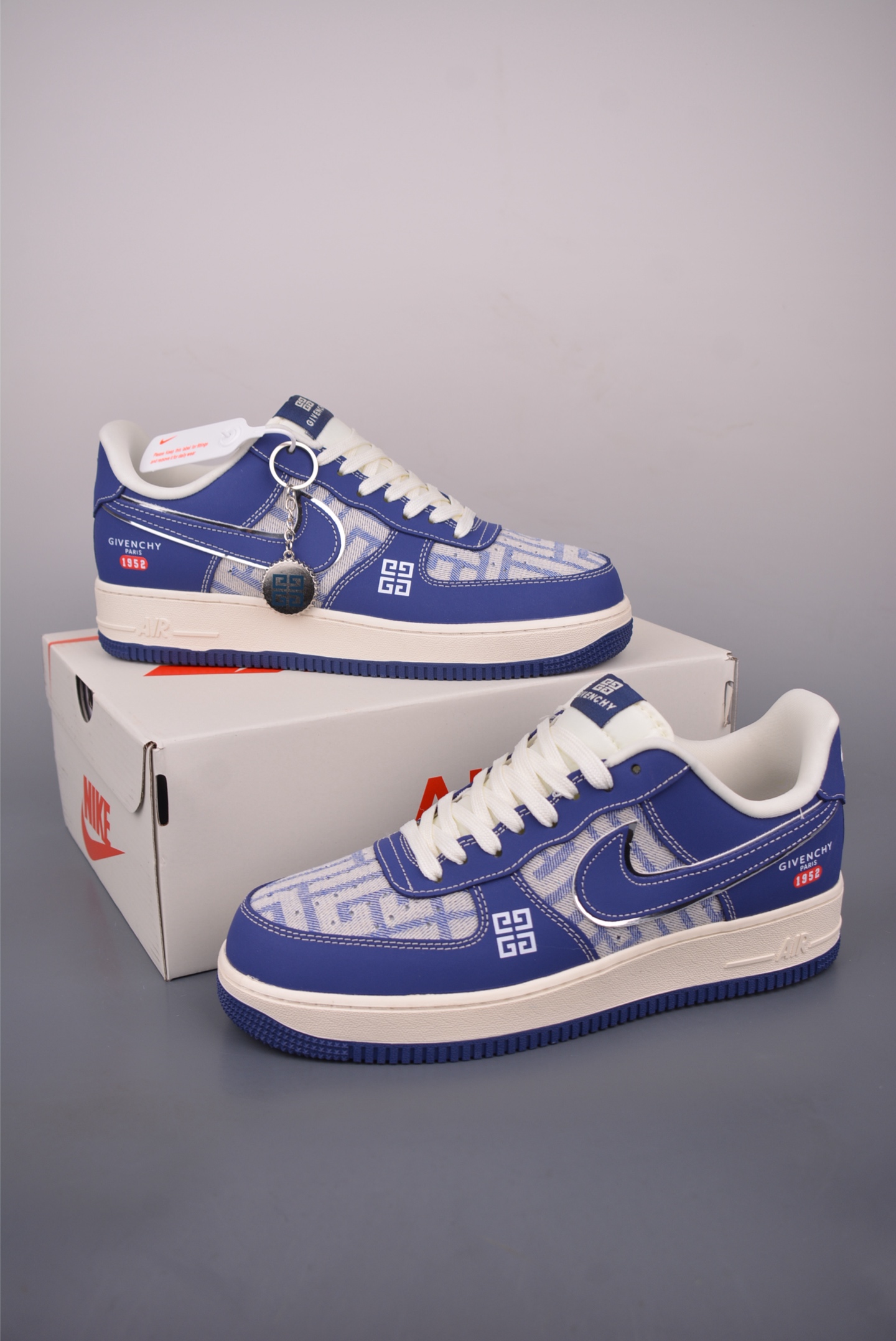 Nike Air Force 1 Low Givenchy Collab Blue Sneakers - Limited Edition 5 i1757378816586 9134 0 4