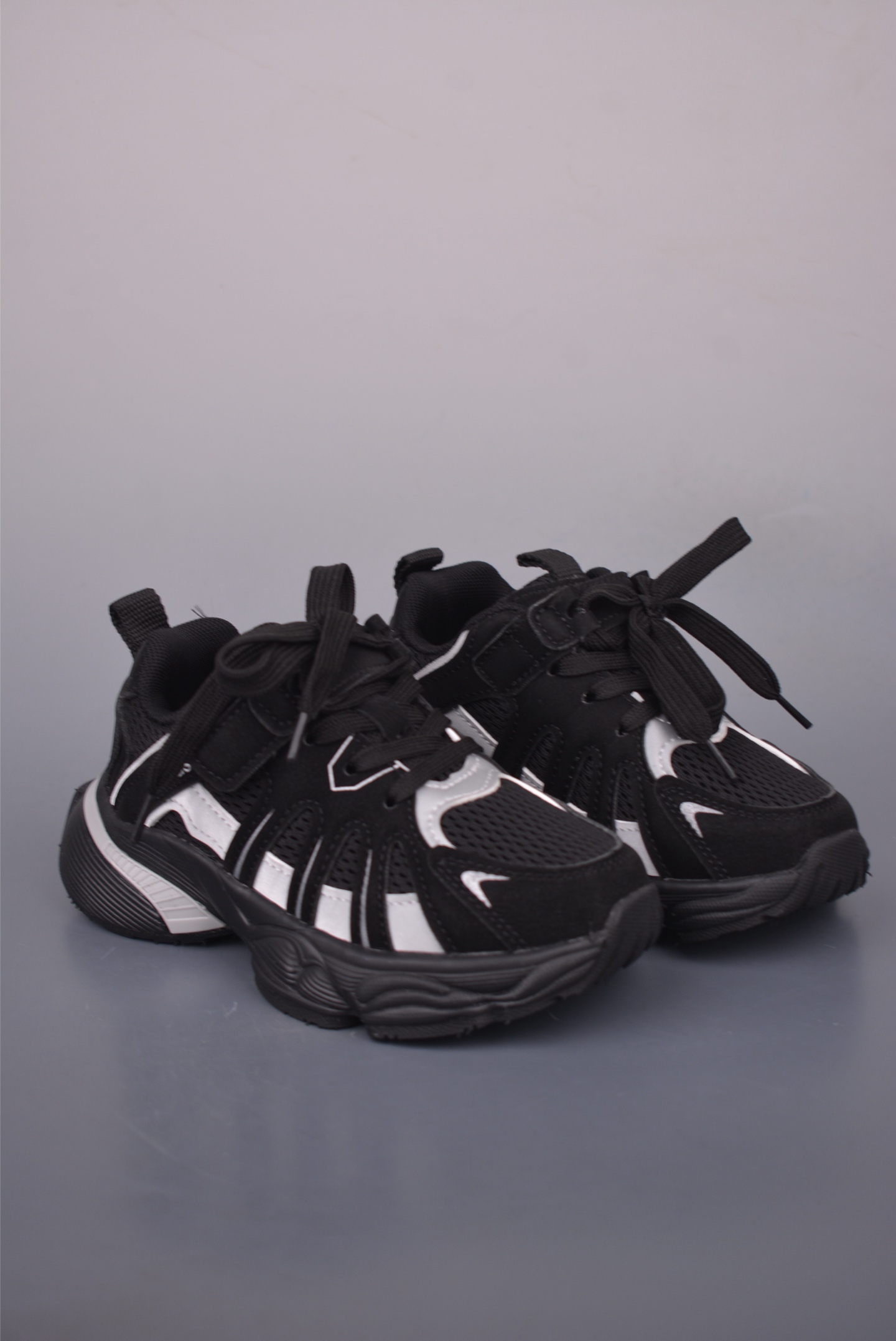 Adidas Kids' Black & White Running Sneakers - Original Mold & Perfect Edition 1 i1757378989714 4564 0 0