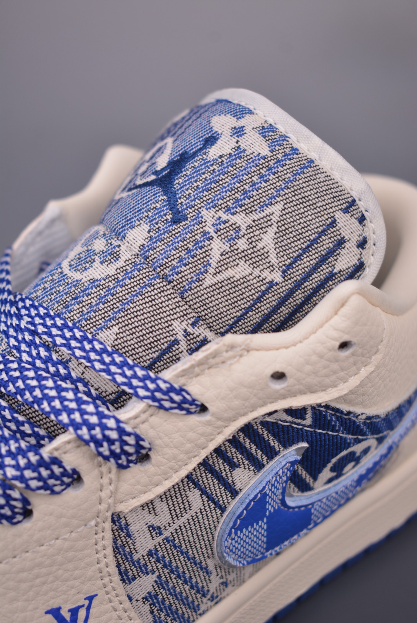 Louis Vuitton x Air Jordan 1 Custom Sneakers - Blue Monogram, All Sizes 8 i1757379126871 3831 0 6