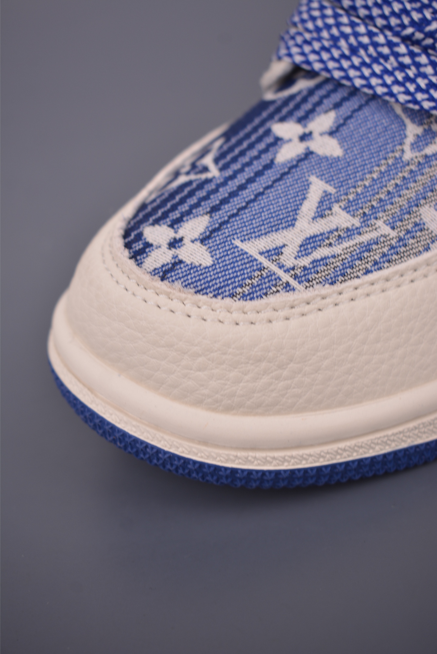 Louis Vuitton x Air Jordan 1 Custom Sneakers - Blue Monogram, All Sizes 7 i1757379129054 6885 0 5