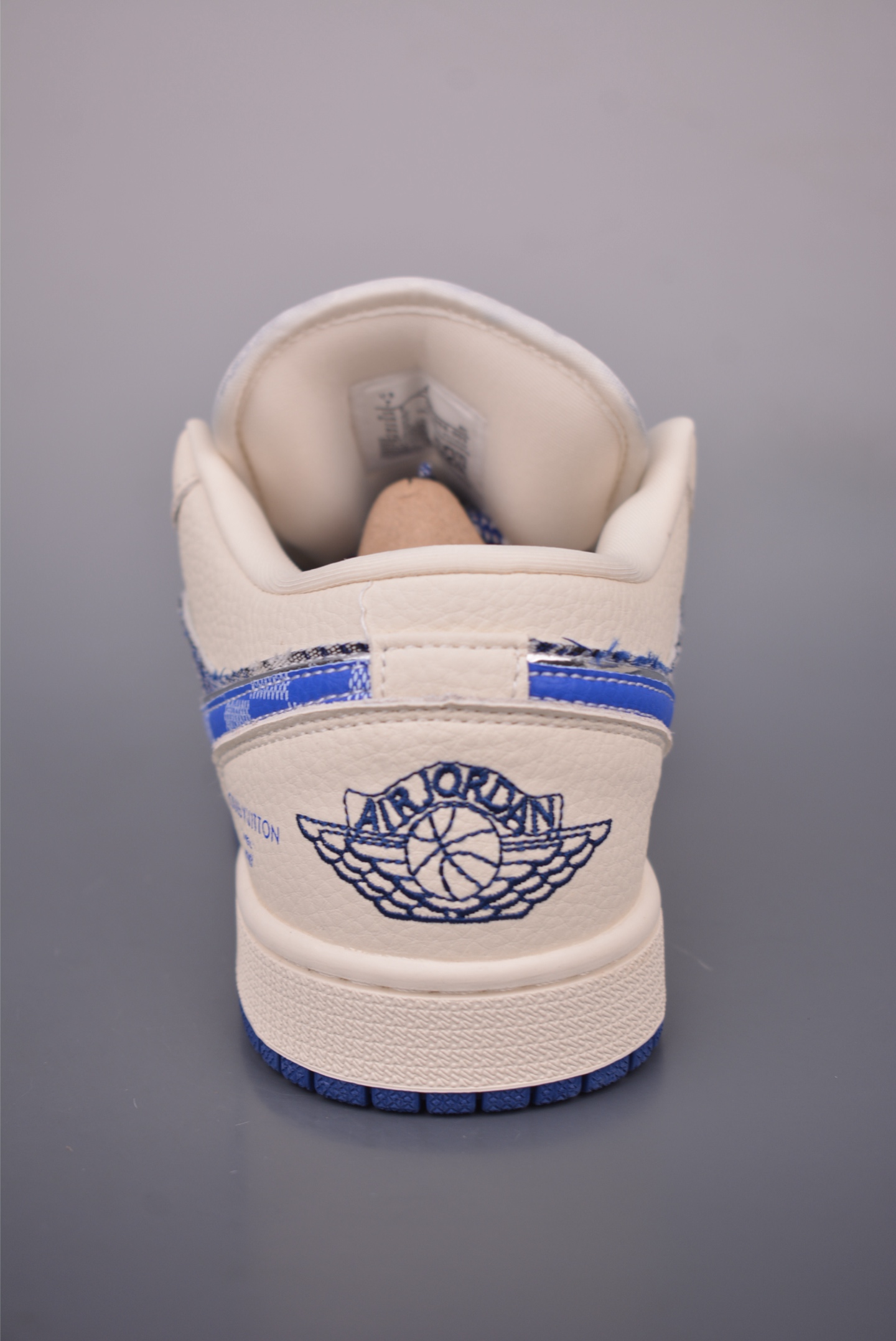 Louis Vuitton x Air Jordan 1 Custom Sneakers - Blue Monogram, All Sizes 5 i1757379129087 8190 0 3