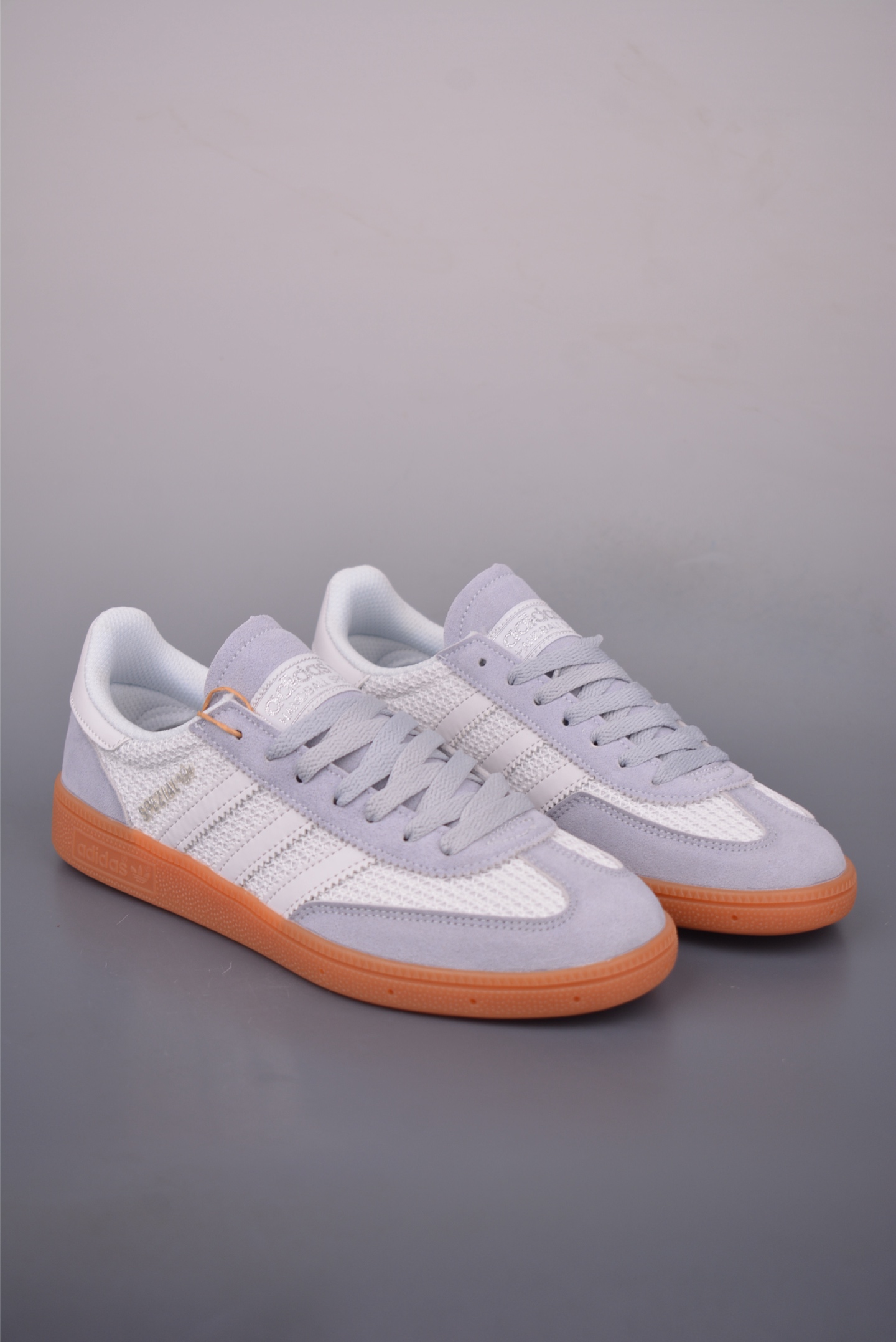 Adidas Handball Spezial Sneakers - Retro Casual Shoes - Light Grey/White 1 i1757461611711 2479 0 0