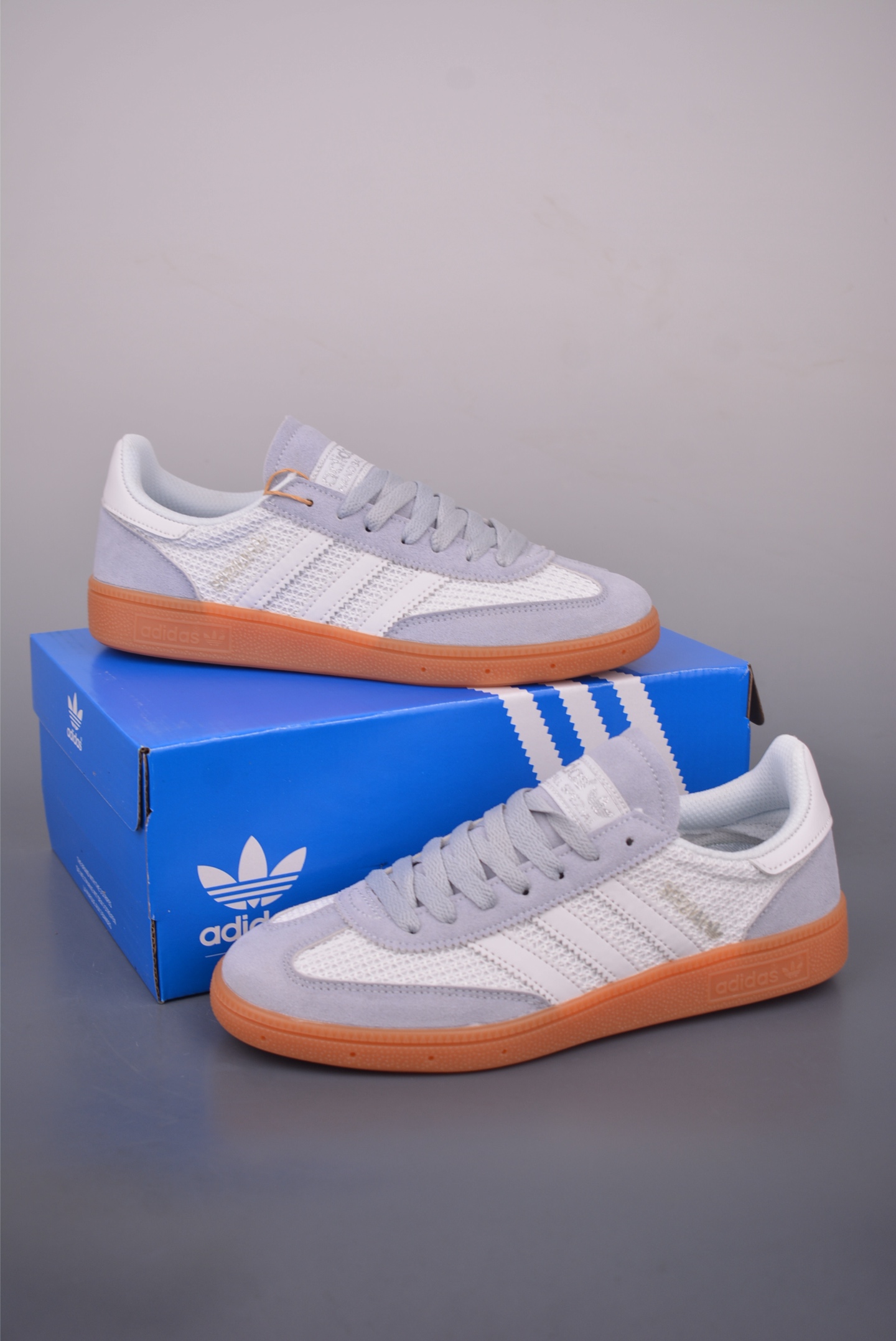 Adidas Handball Spezial Sneakers - Retro Casual Shoes - Light Grey/White 5 i1757461613430 5023 0 4