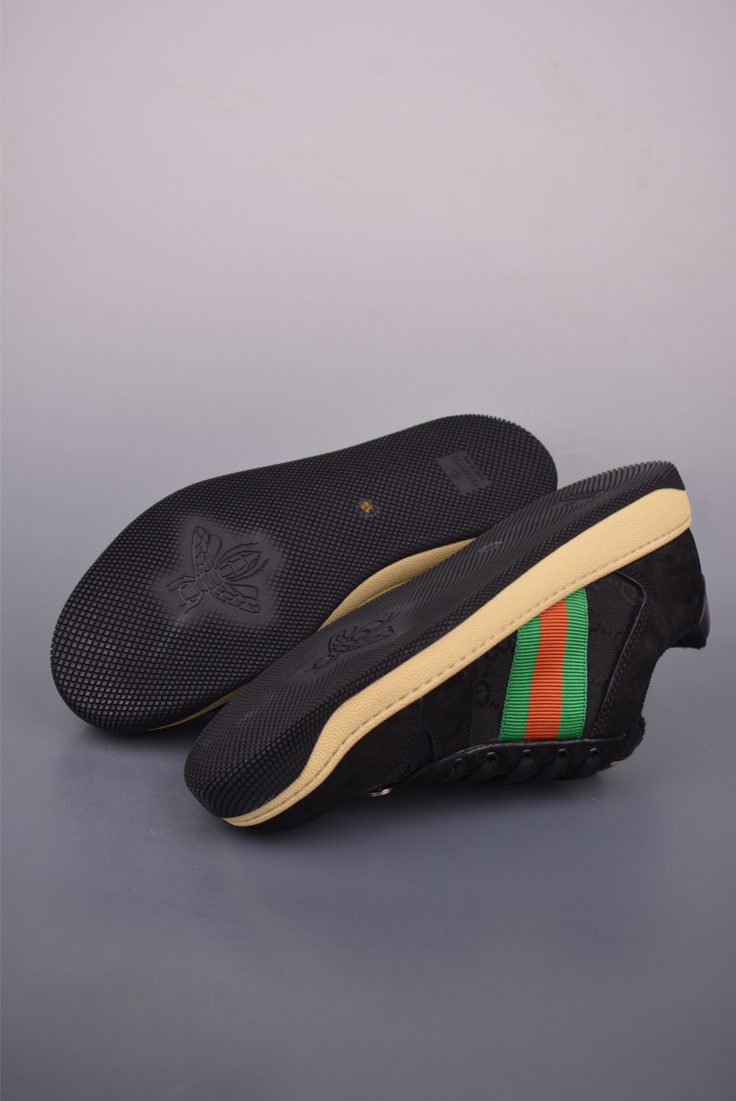 Gucci Screener Sneakers - Distressed Finish, Iconic Web Stripe 4 i1757463216104 7164 0 2