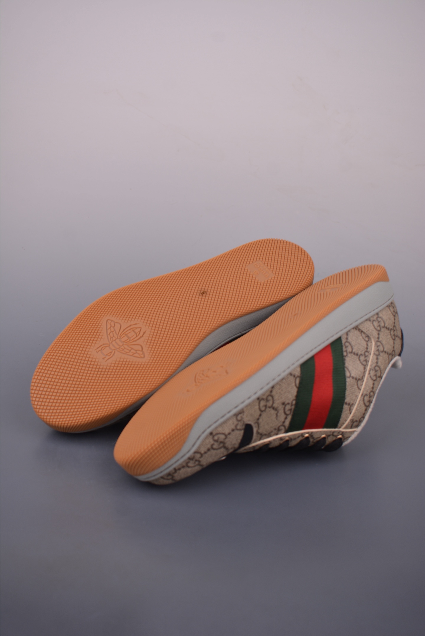 Gucci Screener Sneakers Dirty Effect Brown, Green and Red Stripes, Size 39-45 4 i1757463293174 5433 0 2
