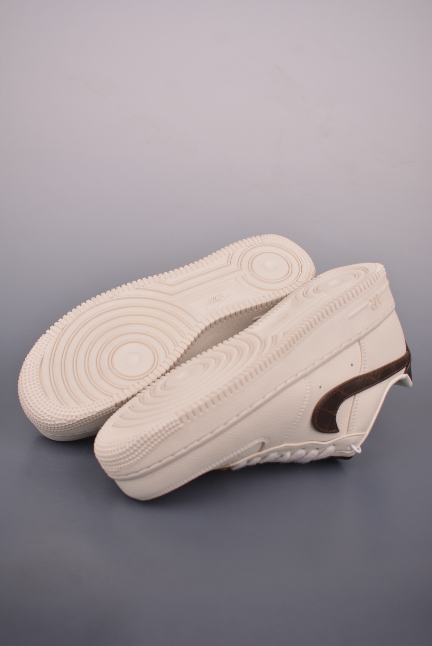Nike Air Force 1 Low Cream Brown Leather Sneakers - Iconic Style & Comfort 4 i1757548876624 2883 0 2