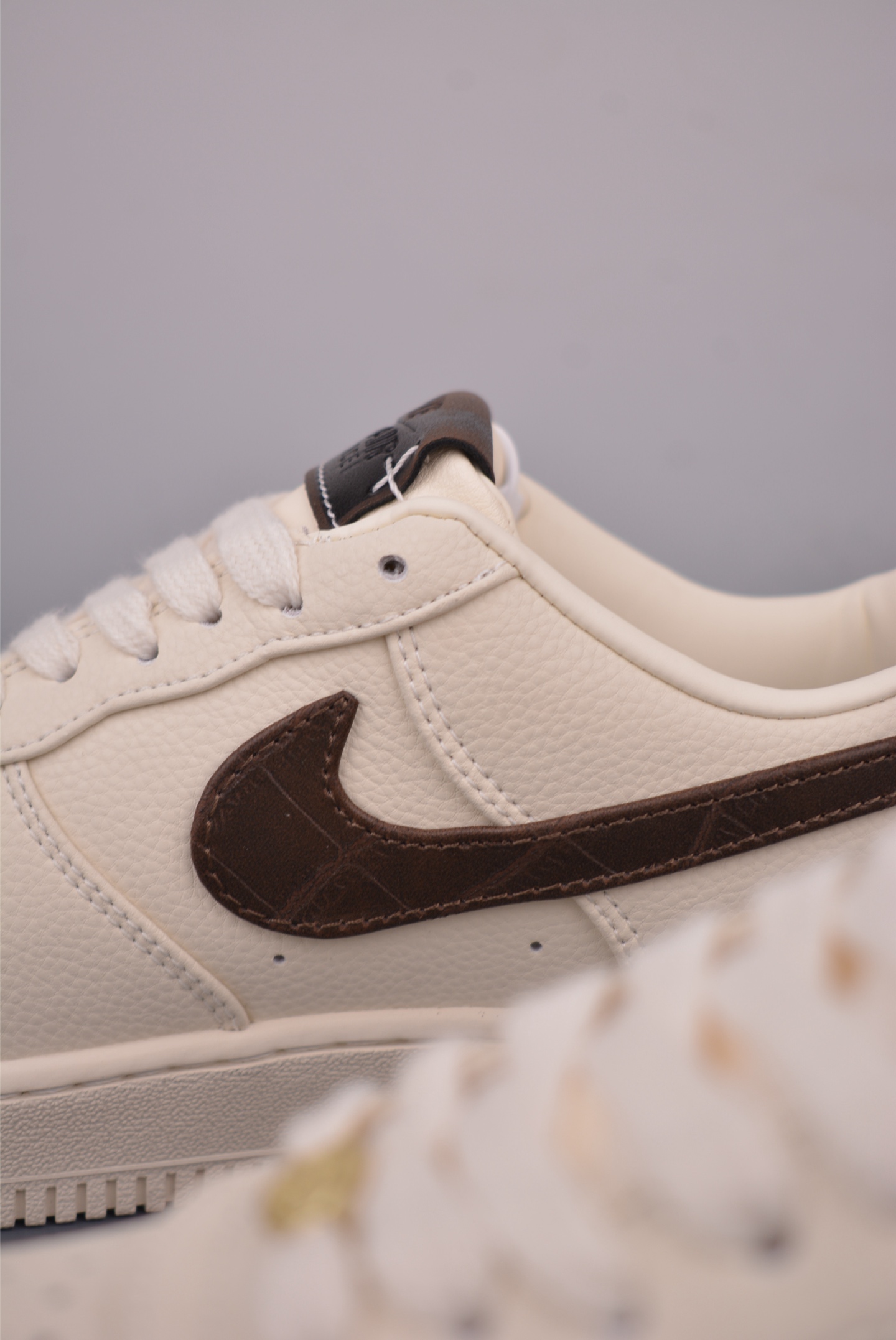 Nike Air Force 1 Low Cream Brown Leather Sneakers - Iconic Style & Comfort 9 i1757548878514 1644 0 7