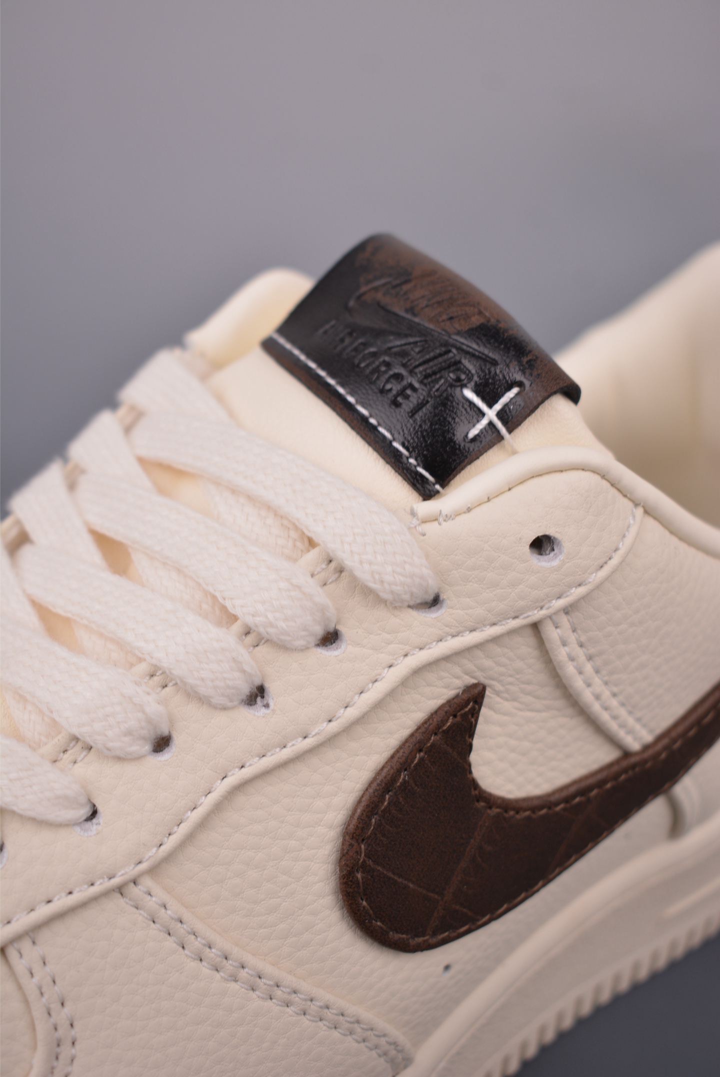 Nike Air Force 1 Low Cream Brown Leather Sneakers - Iconic Style & Comfort 8 i1757548878529 7001 0 6
