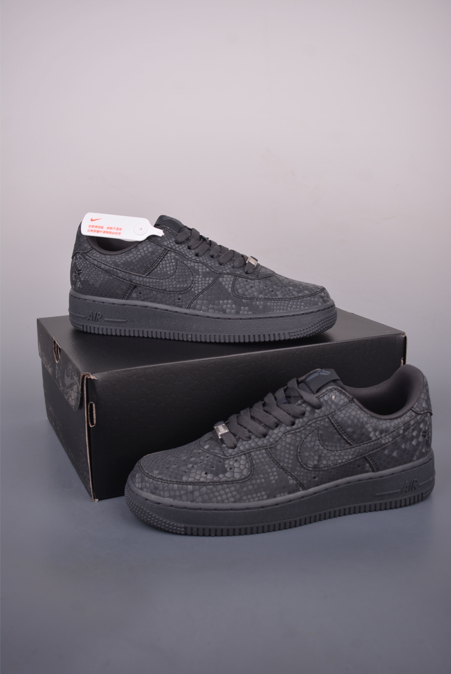 Nike Air Force 1 Low Black Grey Kobe Edition - Premium Quality, All Sizes 5 i1757549030411 1360 0 4