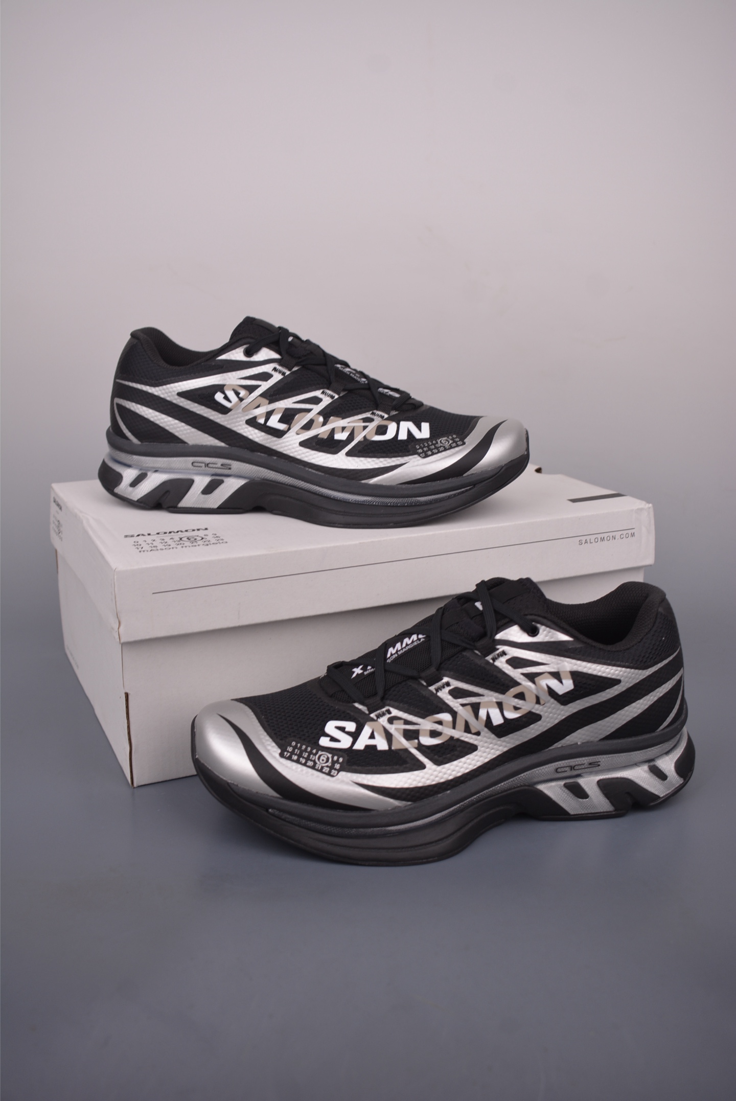 MM6 Maison Margiela x Salomon Spectur 2 Trail Running Shoes - Black/Silver 6 i1757632875349 5466 0 4
