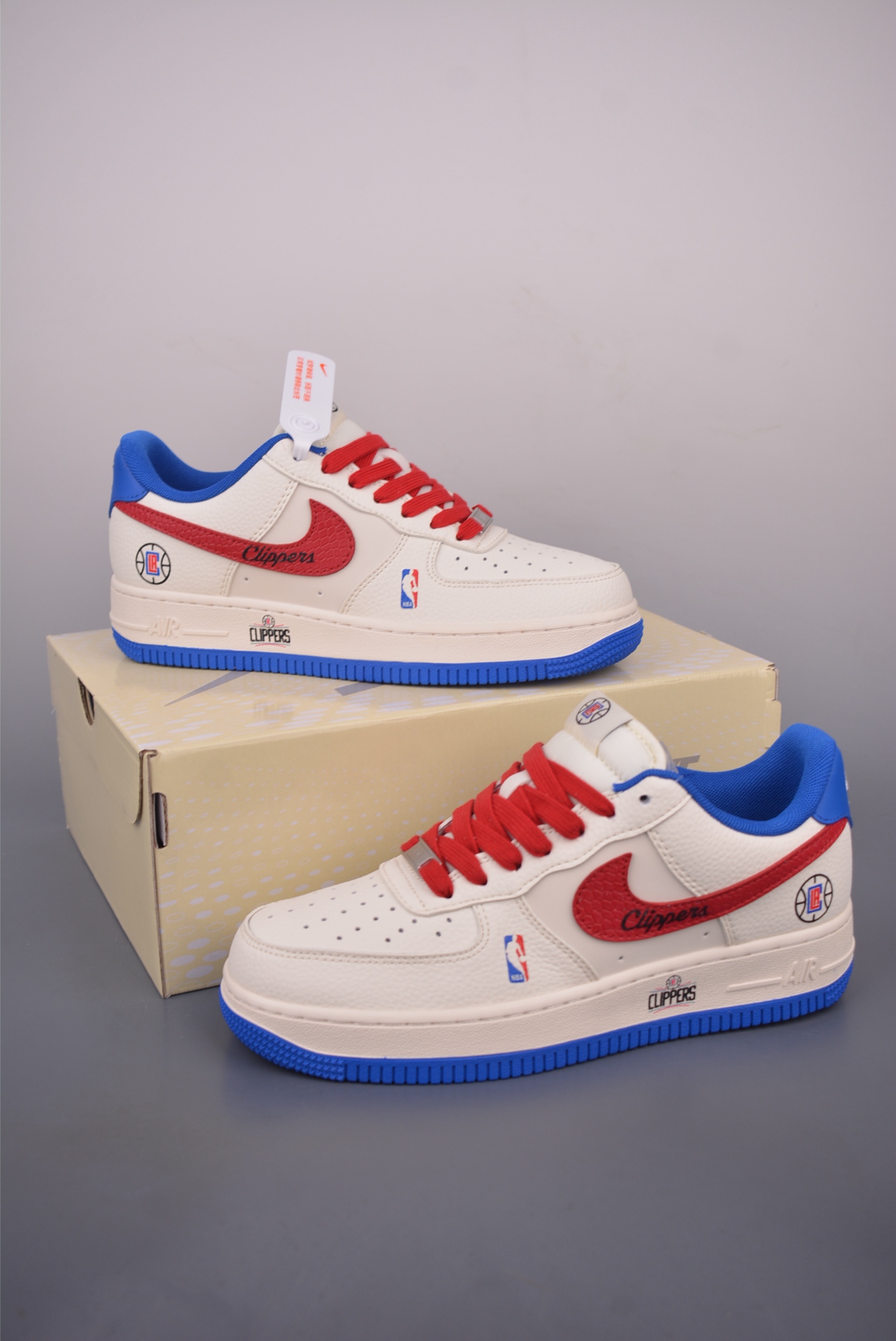 Nike Air Force 1 Low NBA Clippers Edition Sneakers, Men's Fashion Shoes 6 i1757633515886 7648 0 4