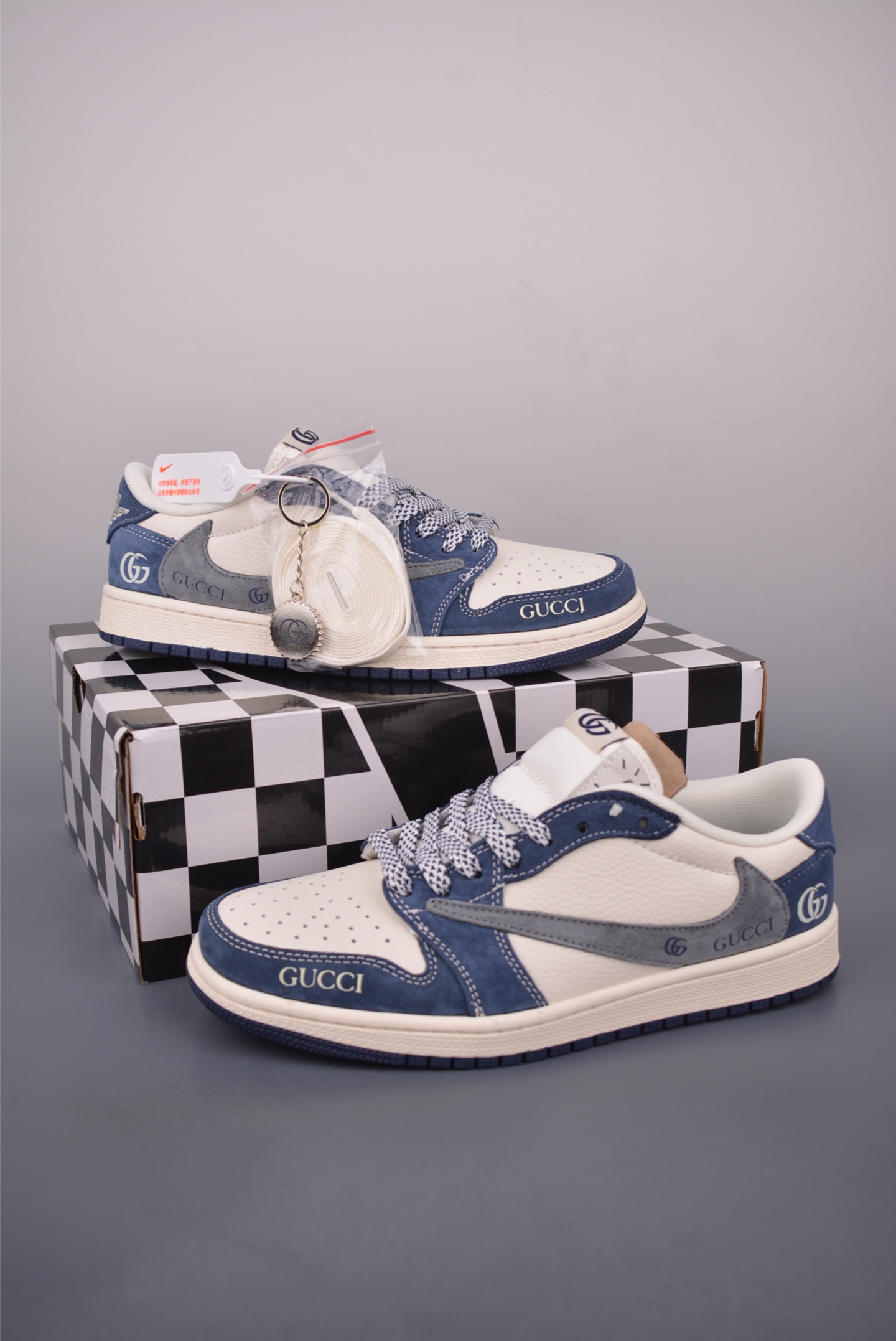 Gucci X Supreme Air Jordan 1 Low Green Sneakers Designer Collaboration 7 i1757633921511 2981 0 5
