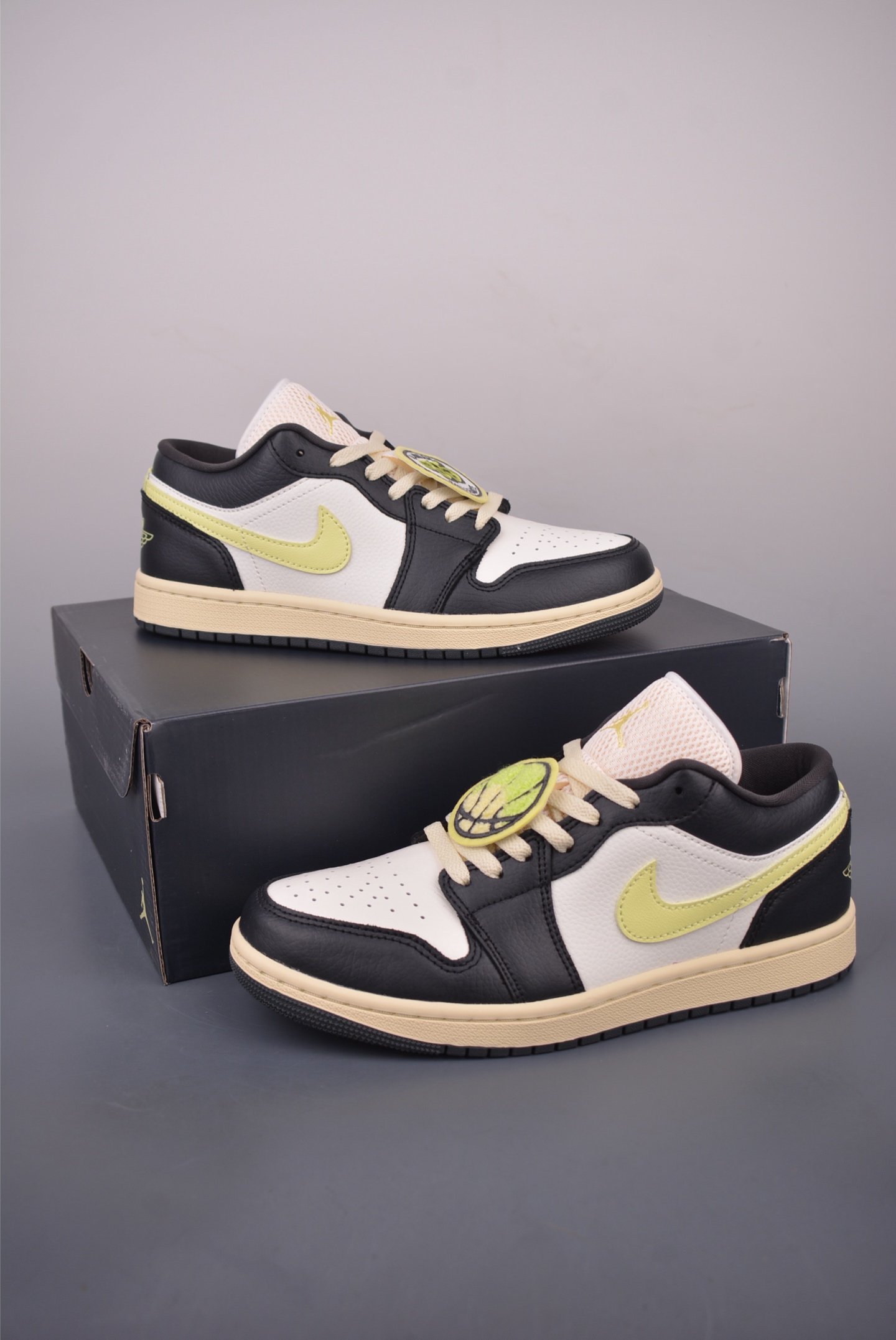 240 原装裸鞋级 市面最高工艺产物 Air Jordan 1 Low黑绿撞色 HQ3009-003