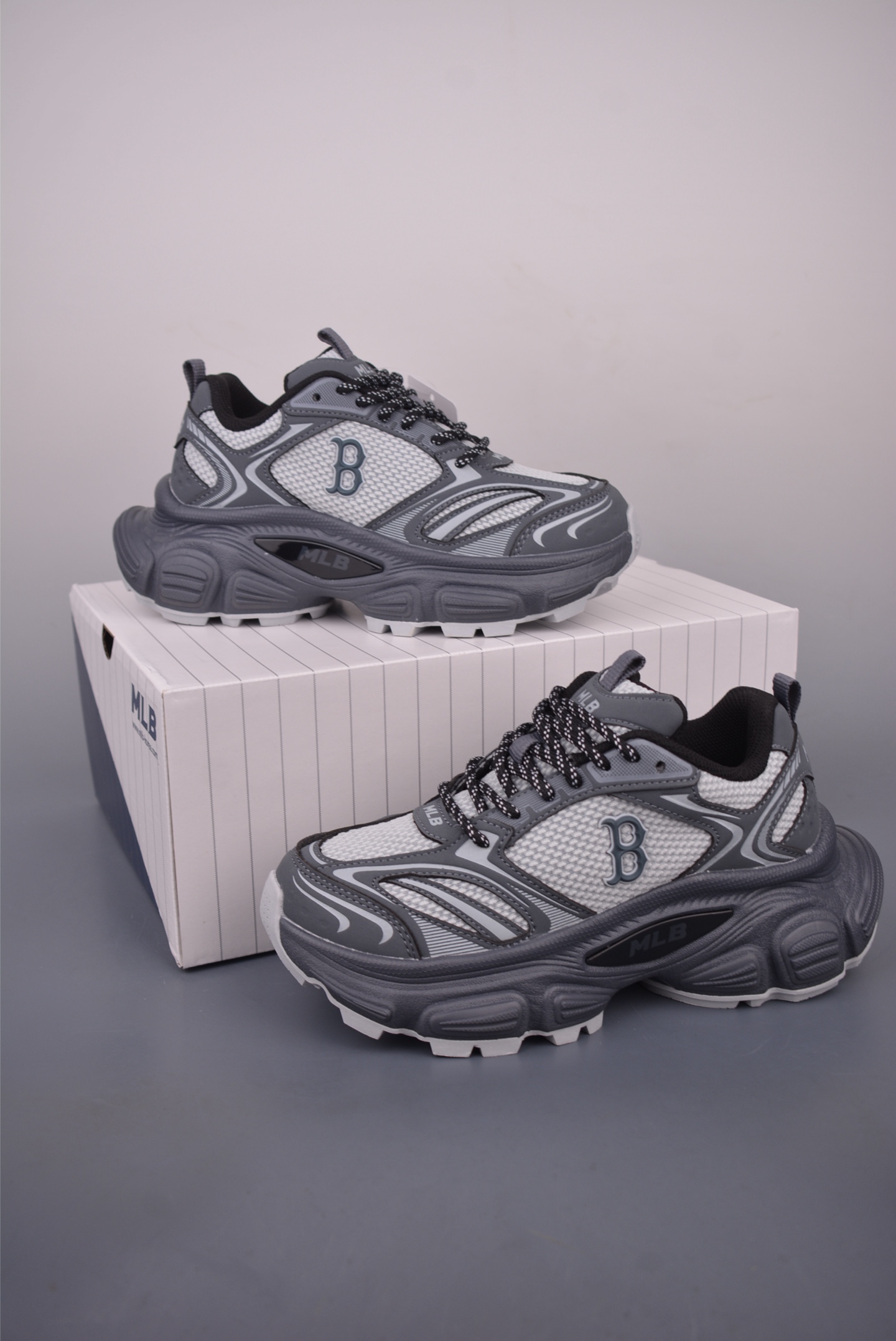 MLB Curve Runner Mono Mesh Sneakers - New York Yankees Fashion Chunky Shoes 6 i1757720007503 3993 0 4
