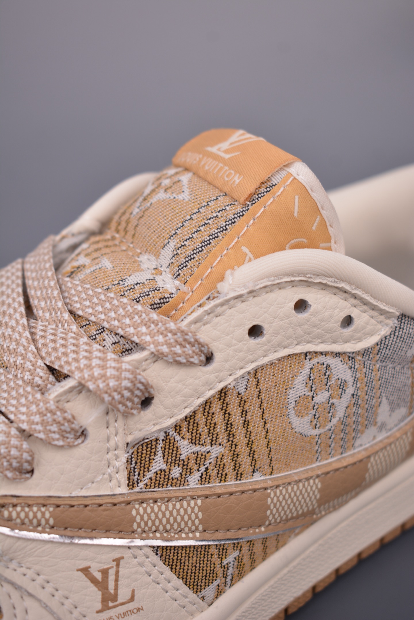 Louis Vuitton x Air Jordan 1 Low Sneakers, Luxury Designer Shoes 7 i1757720606154 6345 0 6