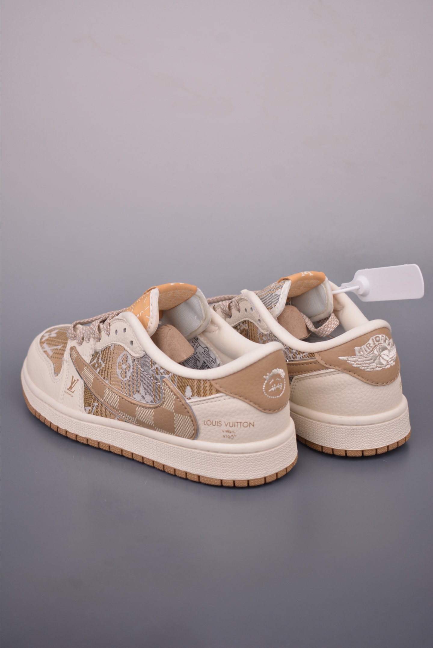 Louis Vuitton x Air Jordan 1 Low Sneakers, Luxury Designer Shoes 2 i1757720608266 3361 0 1