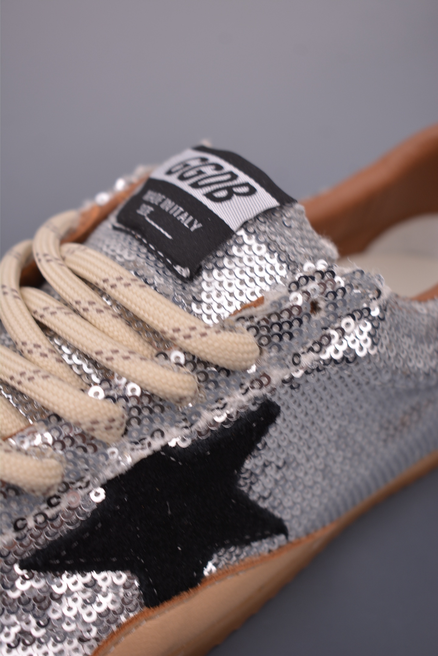 Golden Goose True Star Silver Sequin Sneakers with Black Star Patch 8 i1757720960881 4274 0 6