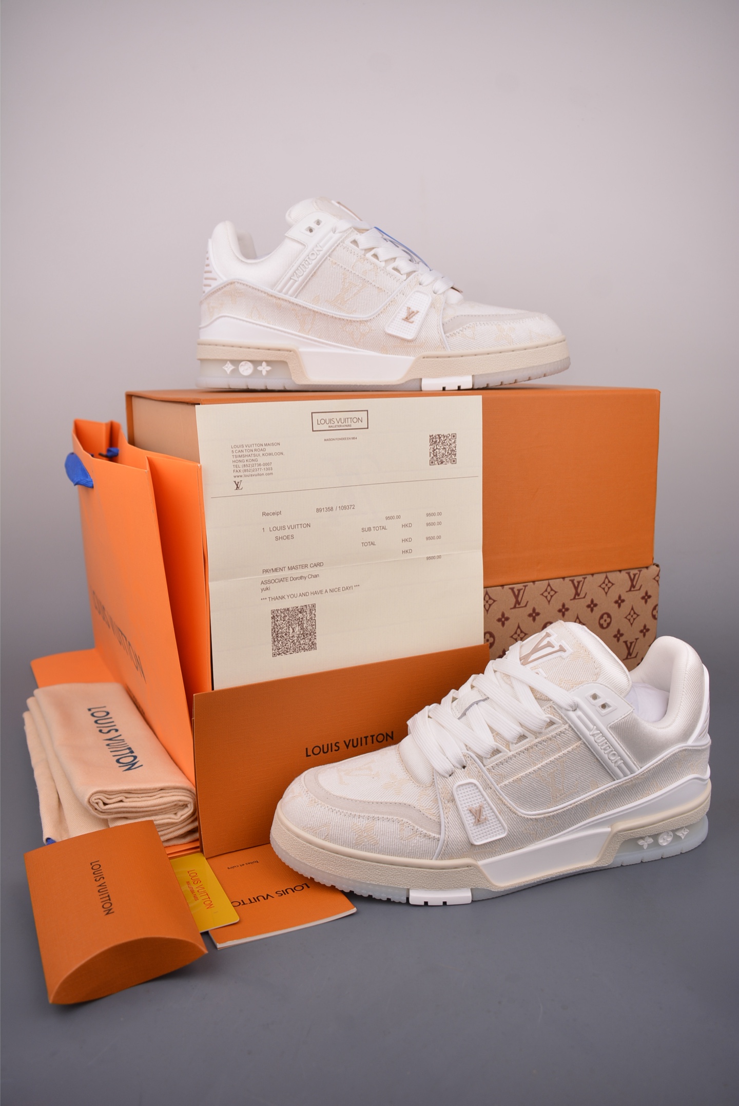 Louis Vuitton Trainer Sneaker Limited Edition White Leather, Size 35-46 6 i1757721040159 8060 0 4