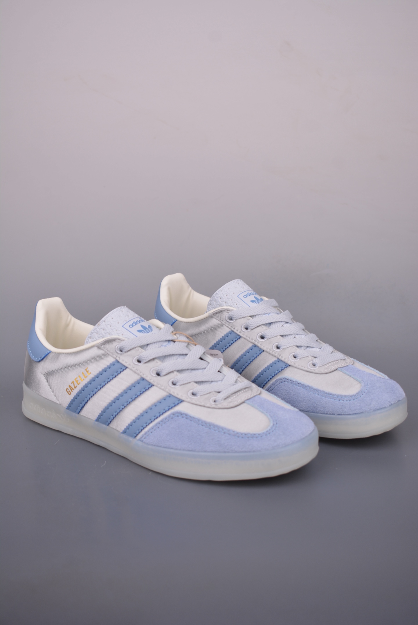 Adidas Originals Gazelle Indoor Casual Low-Top Sneakers - Light Blue/White 1 i1757721156800 4361 0 0