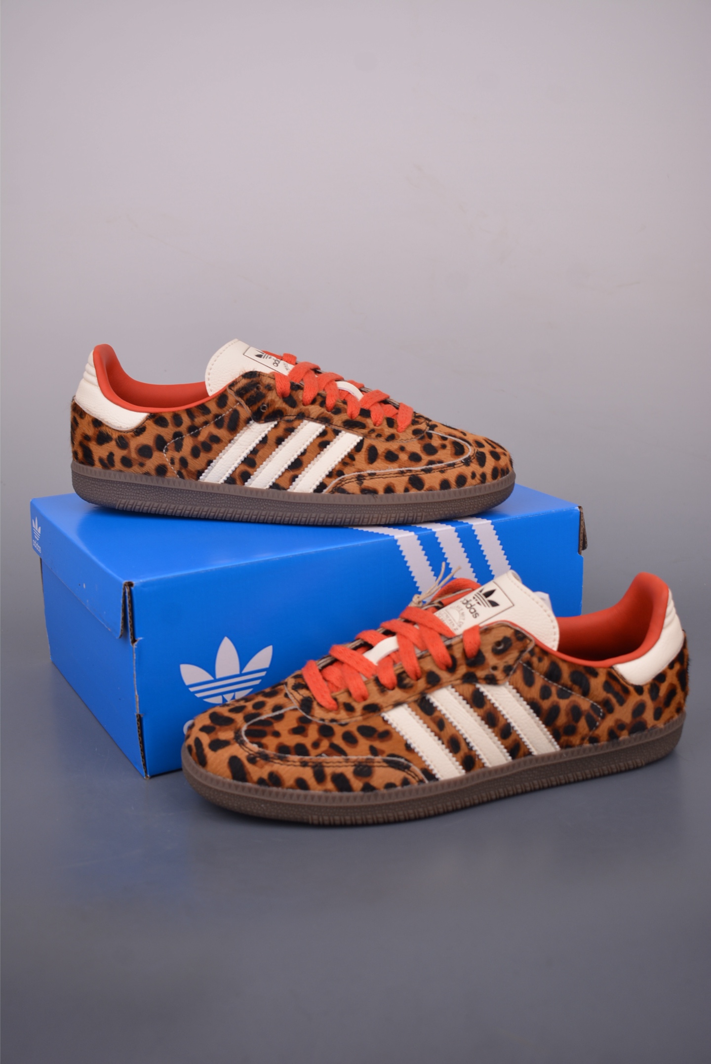 Adidas Samba OG Retro Leopard Print Sneakers Lace-up Casual Shoes 6 i1757788900552 2111 0 4