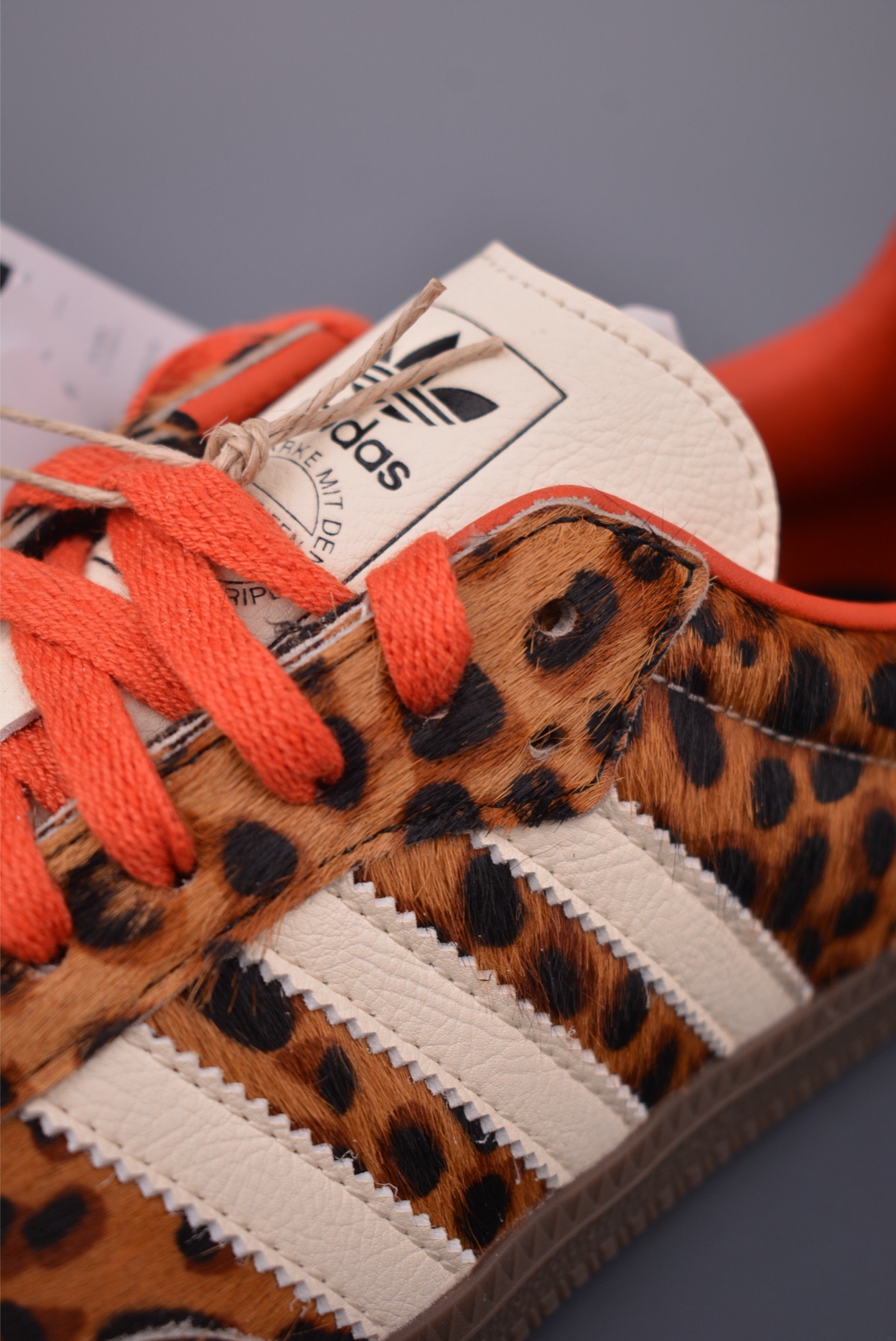Adidas Samba OG Retro Leopard Print Sneakers Lace-up Casual Shoes 8 i1757788900587 5901 0 6