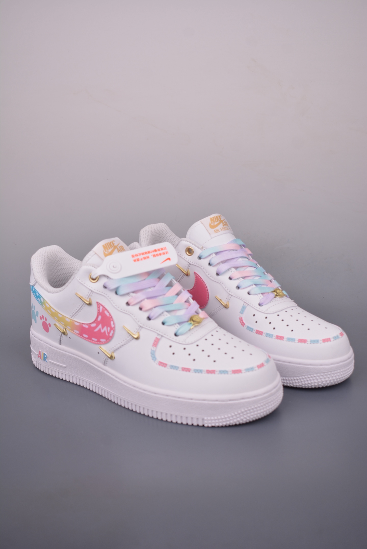 Nike Air Force 1 Low White/Multi-Color Women's Shoes | Original Edition